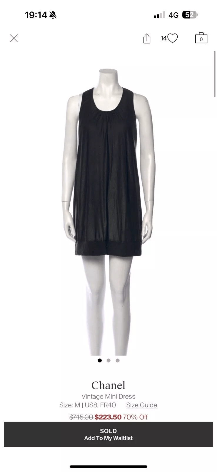 Chanel Chanel Vintage Mini Dress Size M US8, FR40 Size M / US 6-8 / IT 42-44 - 7 Thumbnail