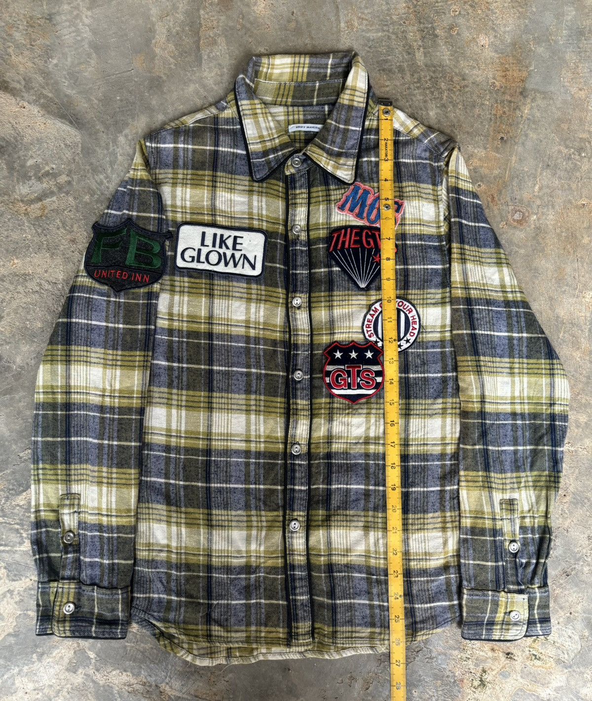 Hysteric Glamour Y2k Kriff Mayer Patchworck Shirt Size US M / EU 48-50 / 2 - 11 Thumbnail
