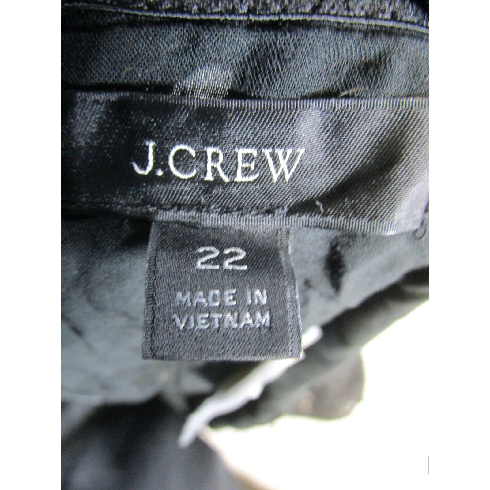J.Crew J.Crew Dress Womens 3XL Black Embroidered Halter A-Line Short Dress 22 3XL Women Womens Size XXL / US 16-18 / IT 52-54 - 3 Thumbnail
