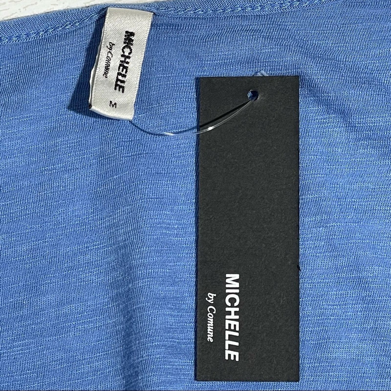 Comune NWT Michelle by Comune Riviera Teviston Blue Dress Size M Size M / US 6-8 / IT 42-44 - 4 Thumbnail