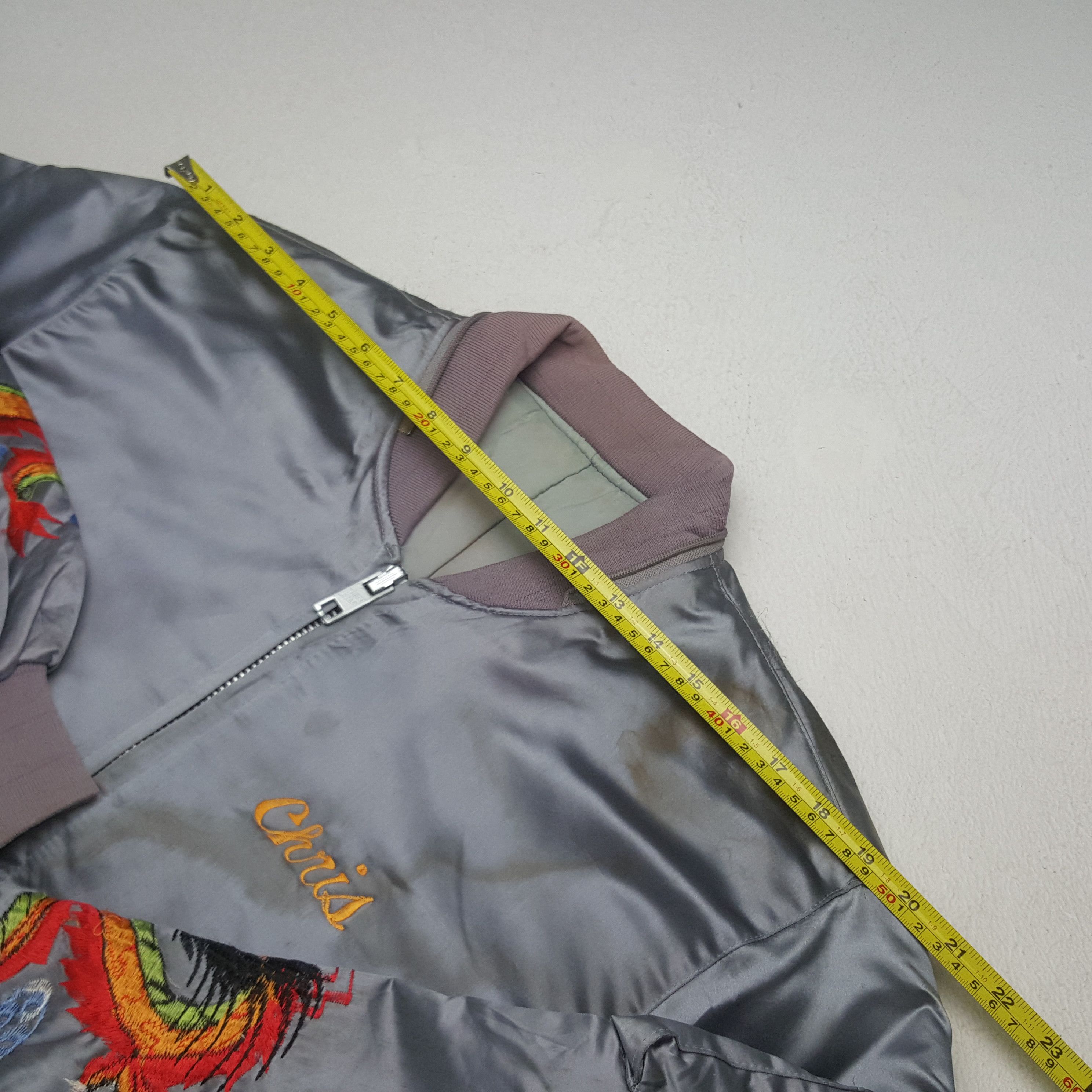Japanese Brand Vintage Team Spirit 89 Embroidery Bomber Sukajan Jacket RR8 Size US L / EU 52-54 / 3 - 7 Thumbnail