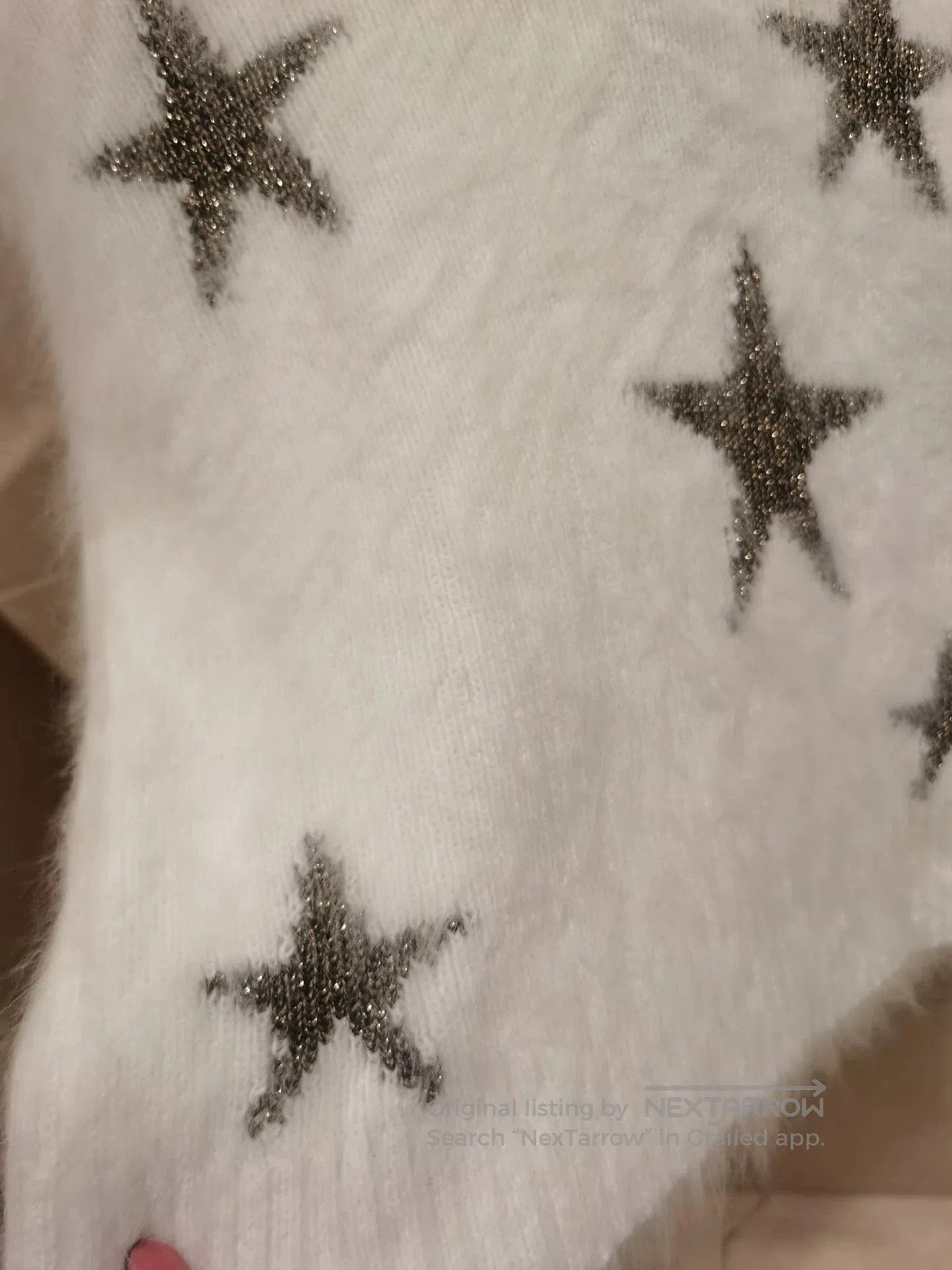 Valentino Valentino Rabbit Fur Star Knit Sweater. Size US S / EU 44-46 / 1 - 5 Thumbnail