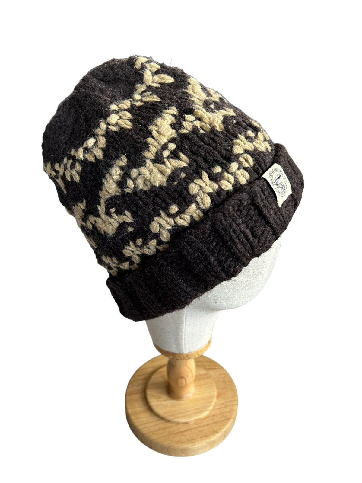 Japanese Brand Crochet Knitted Beanie Hats Size ONE SIZE - 1 Thumbnail