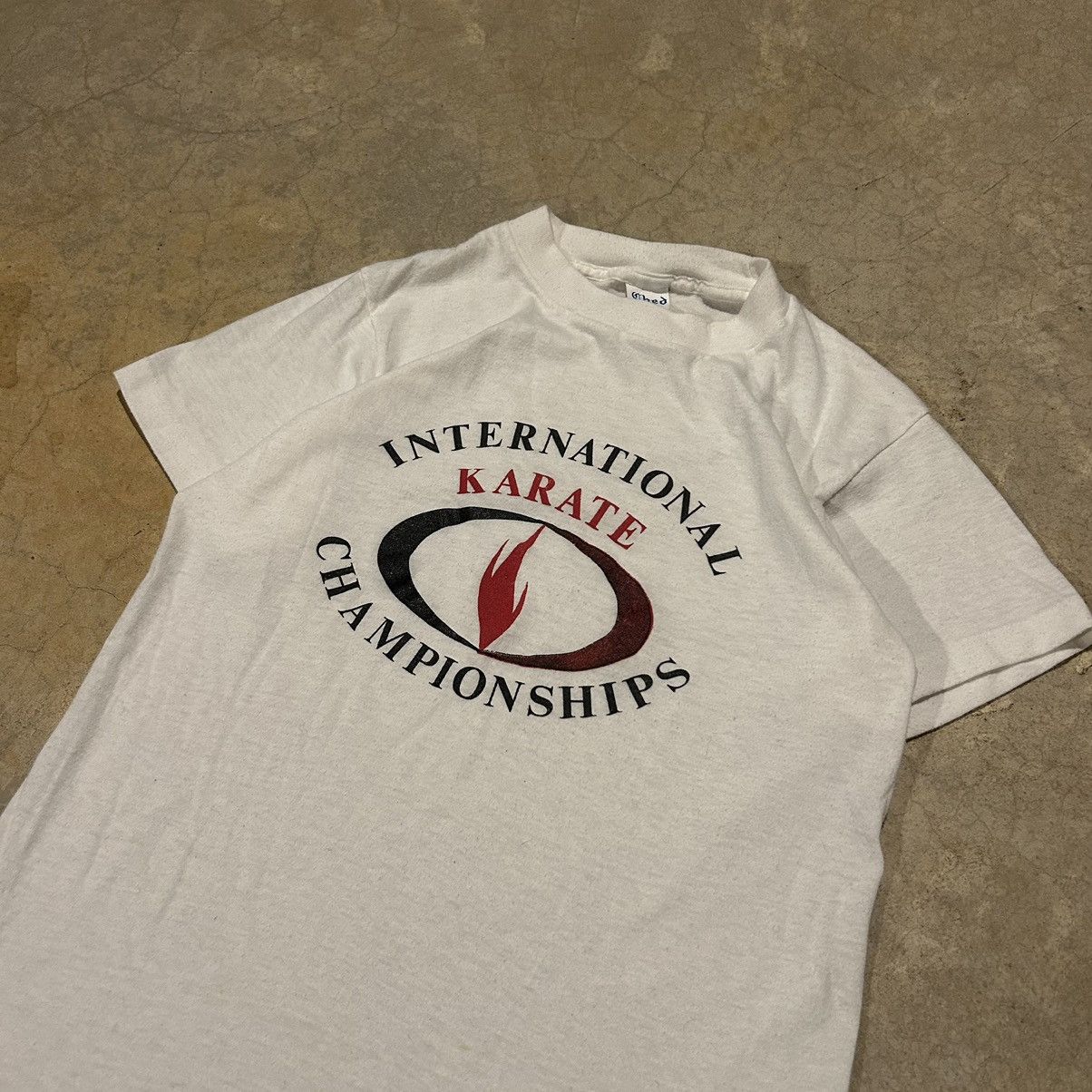 Unsound Rags × Vintage Vintage 80s International Karate Championship Tee Size US S / EU 44-46 / 1 - 2 Thumbnail
