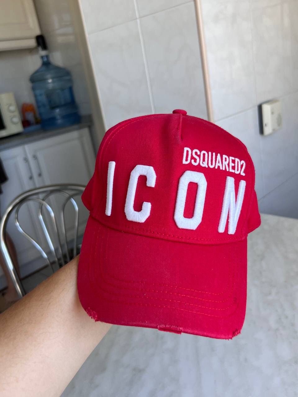 Dsquared2 Vintage Dsquared2 ICON 2000s hat cap red white 3D logo Y2K Size ONE SIZE - 12 Thumbnail