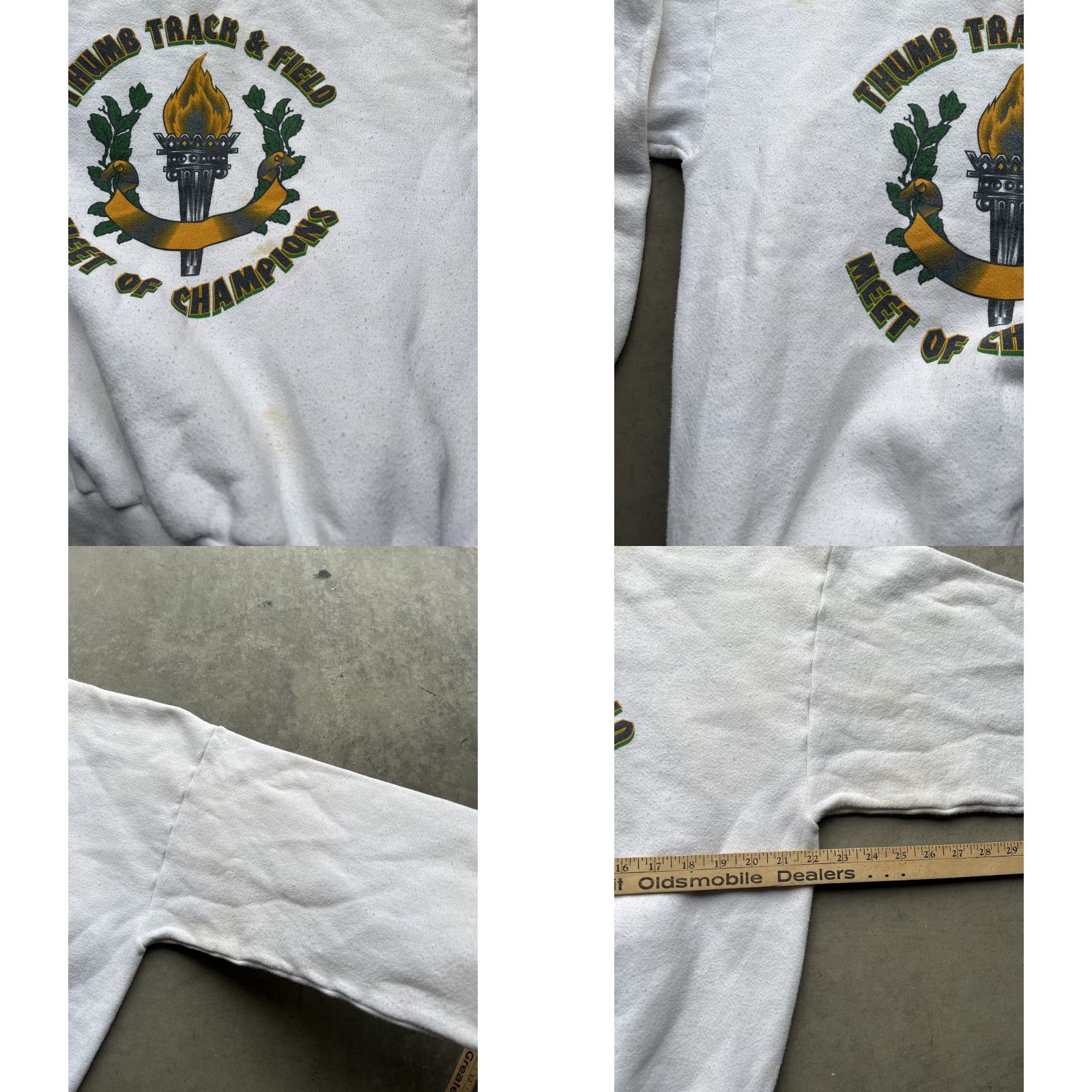 Logo 7 VINTAGE Logo 7 Thumb Track and Field Meet Of Champions Sweatshirt Mens Large Size US L / EU 52-54 / 3 - 8 Thumbnail