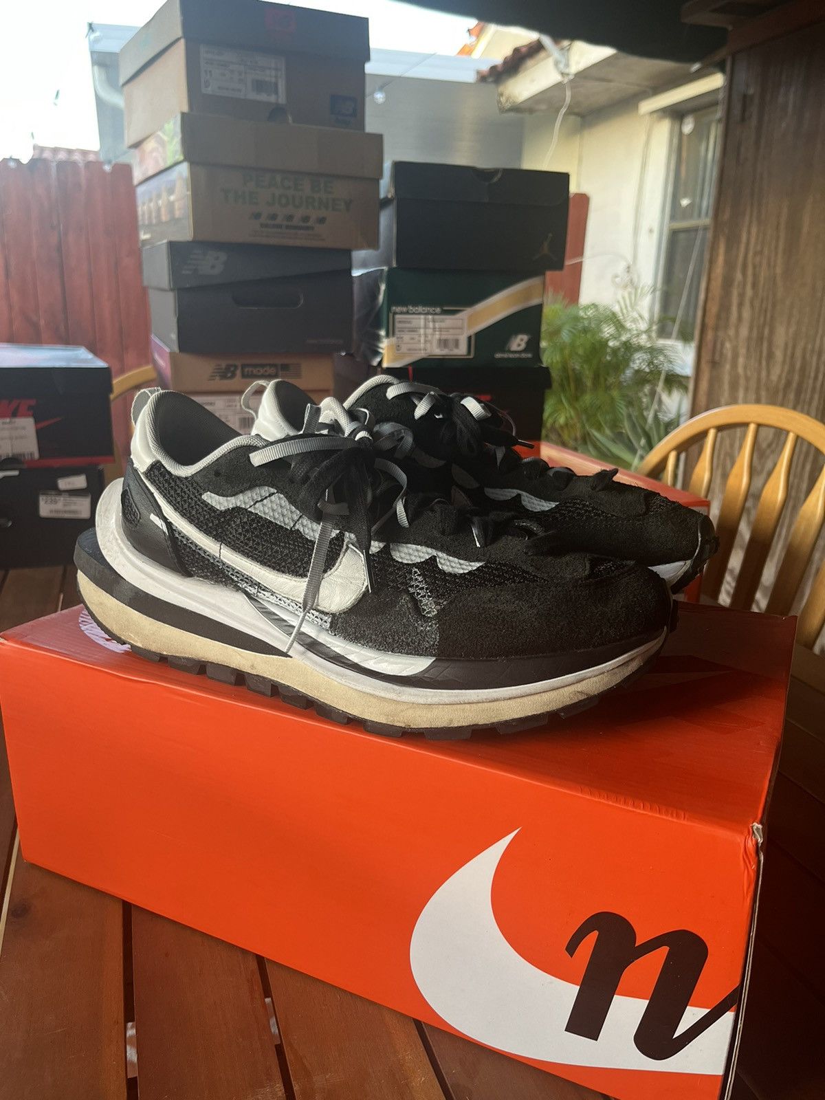Nike × Sacai Sacai X Nike Vaporwaffle Size US 12 / EU 45 - 3 Thumbnail