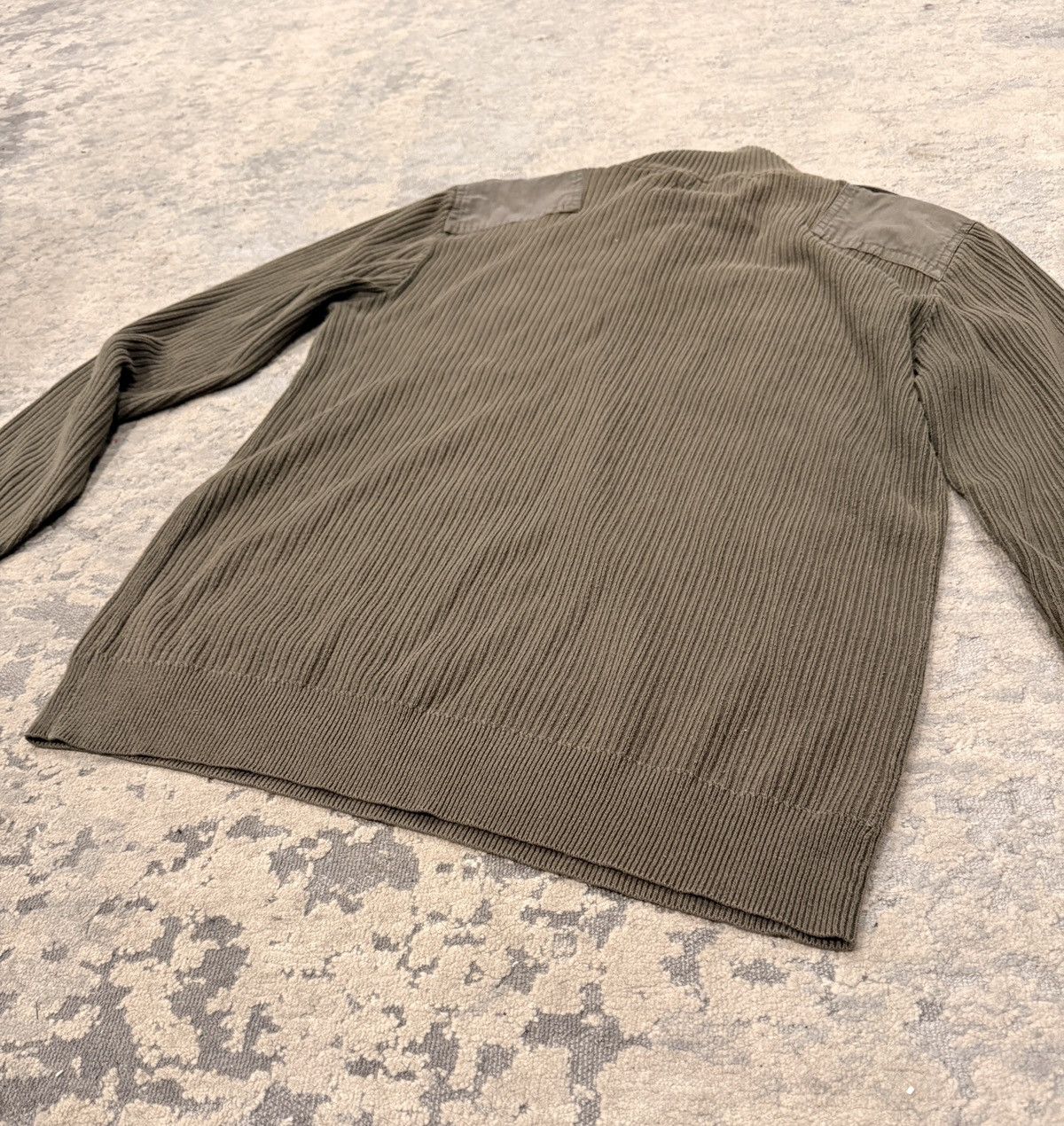 American Rag American Rag Cie Military Style Ribbed Knit Utility Sweater Size US L / EU 52-54 / 3 - 6 Thumbnail