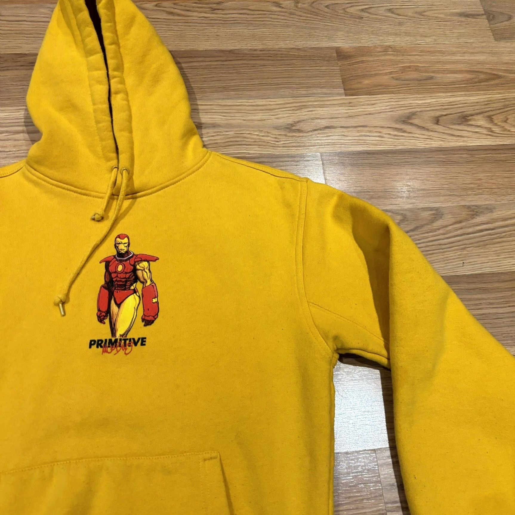 Primitive Primitive Marvel Hoodie Men L Yellow - Primitive X Marvel Hoodie, Logo, Knit Sweatshirt, Skateboard, Comics, Colorful, Hooded, Breathable Size US L / EU 52-54 / 3 - 7 Thumbnail
