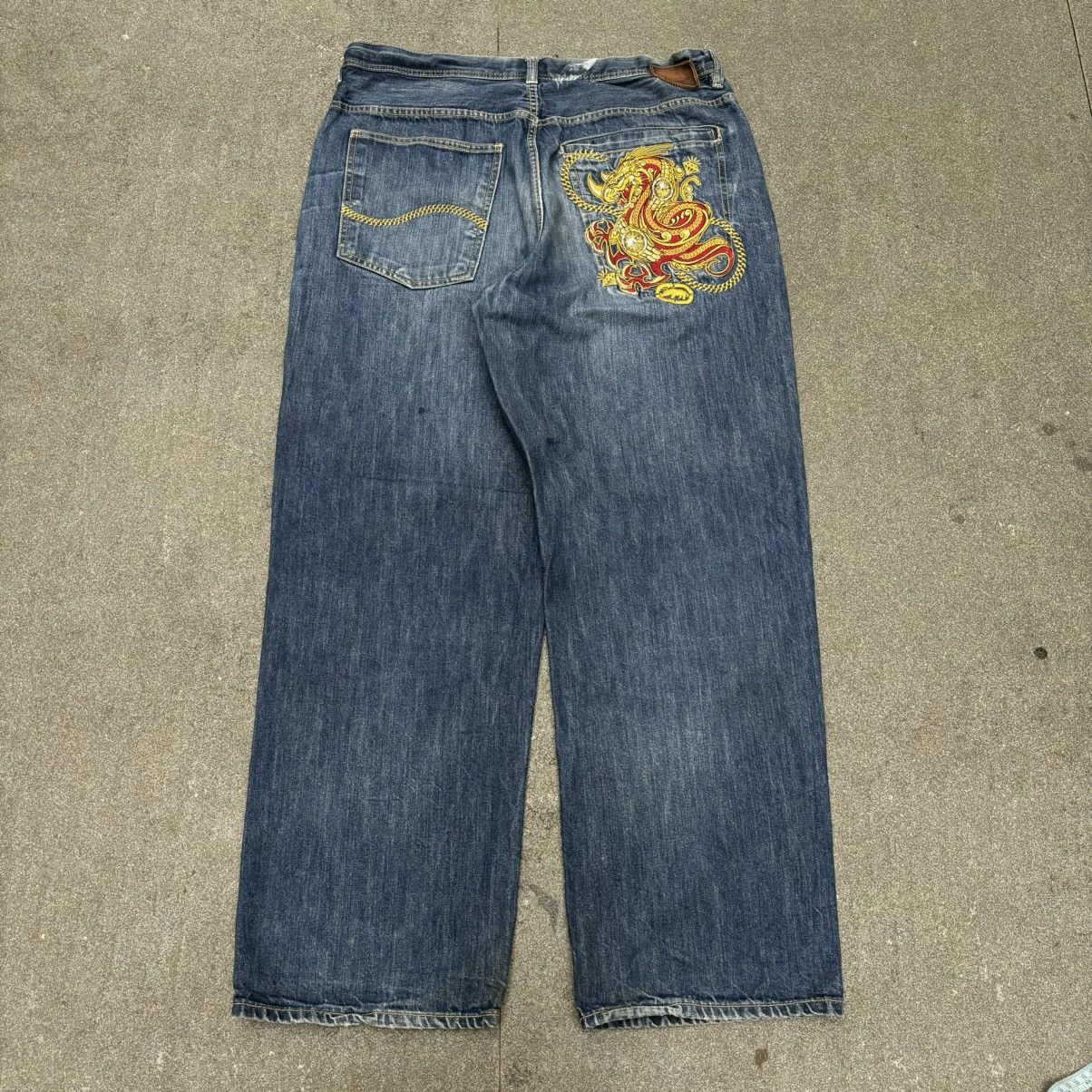 Ecko Unltd. × JNCO × Vintage Vintage Crazy Ecko Unltd. Baggy Jeans Size US 38 / EU 54 - 1 Thumbnail