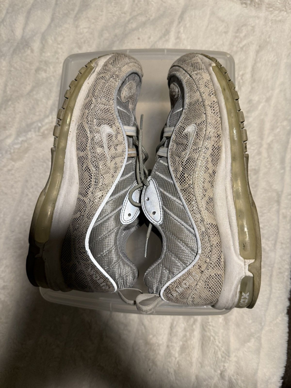 Nike × Supreme Nike Supreme Air Max 98 snakeskin Size US 10.5 / EU 43-44 - 6 Thumbnail
