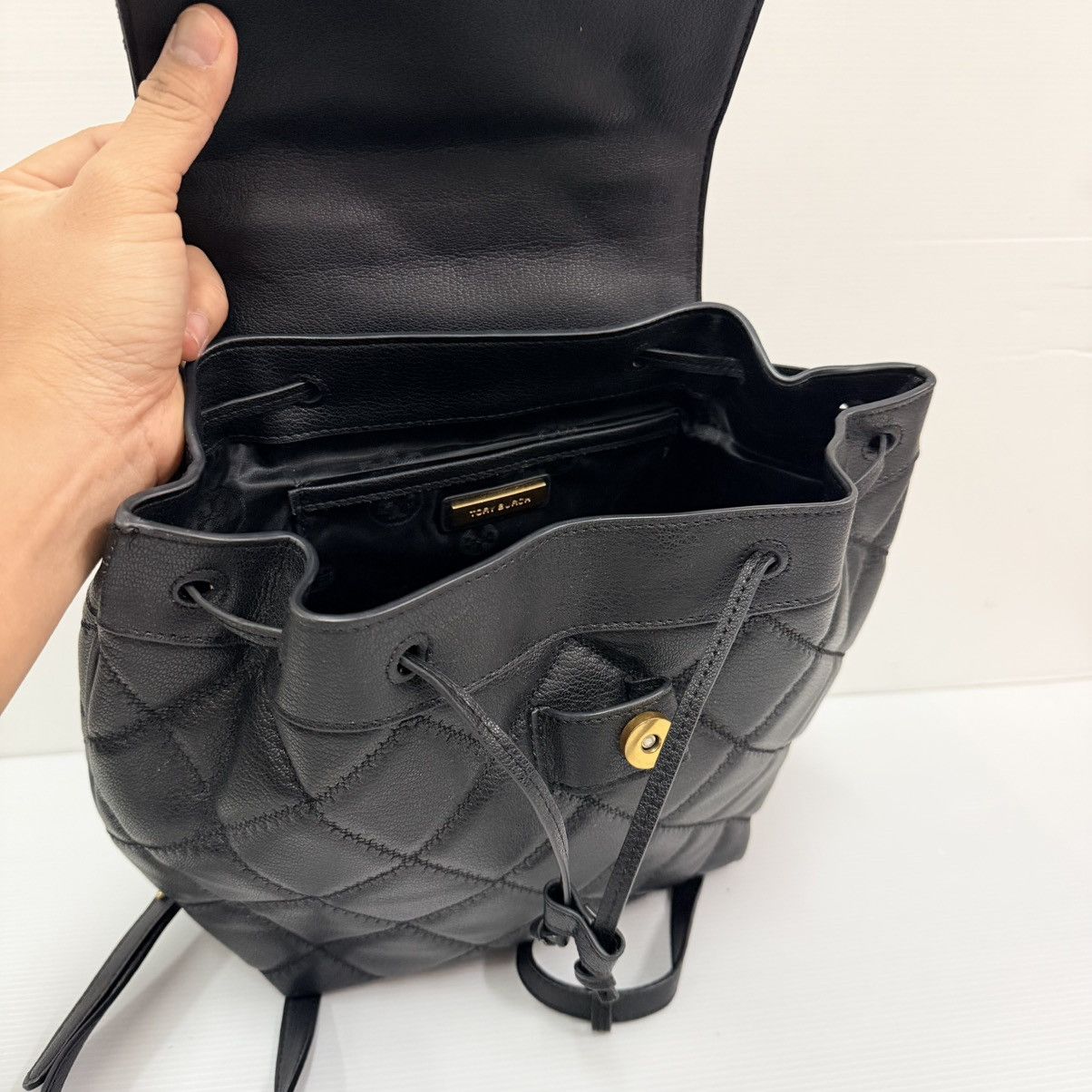 Tory Burch Tory Burch Leather Backpack Bag Size ONE SIZE - 8 Thumbnail