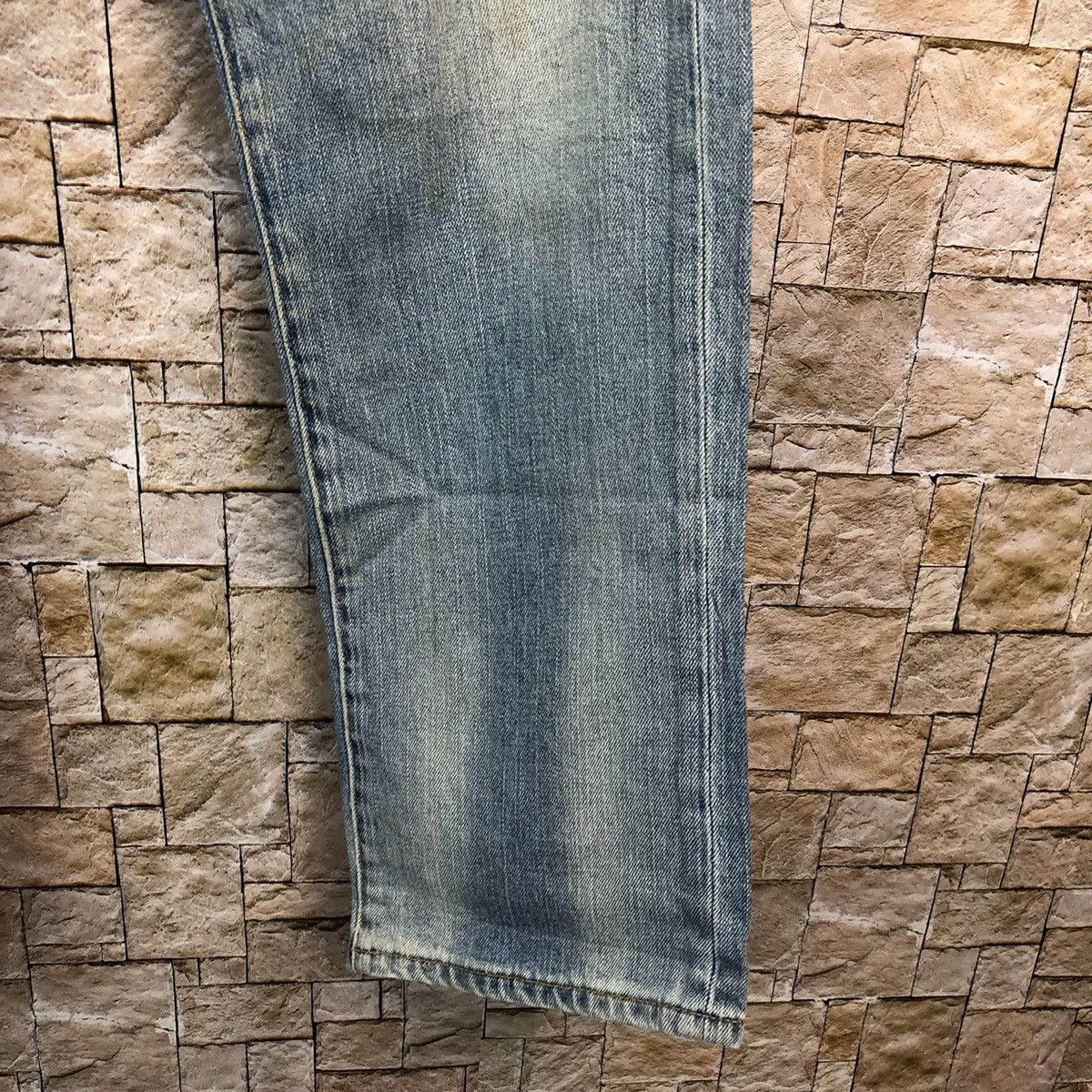 Uniqlo Uniqlo Boyfriend Blue Distressed Denim Pants #A998 Size US 32 / EU 48 - 12 Thumbnail