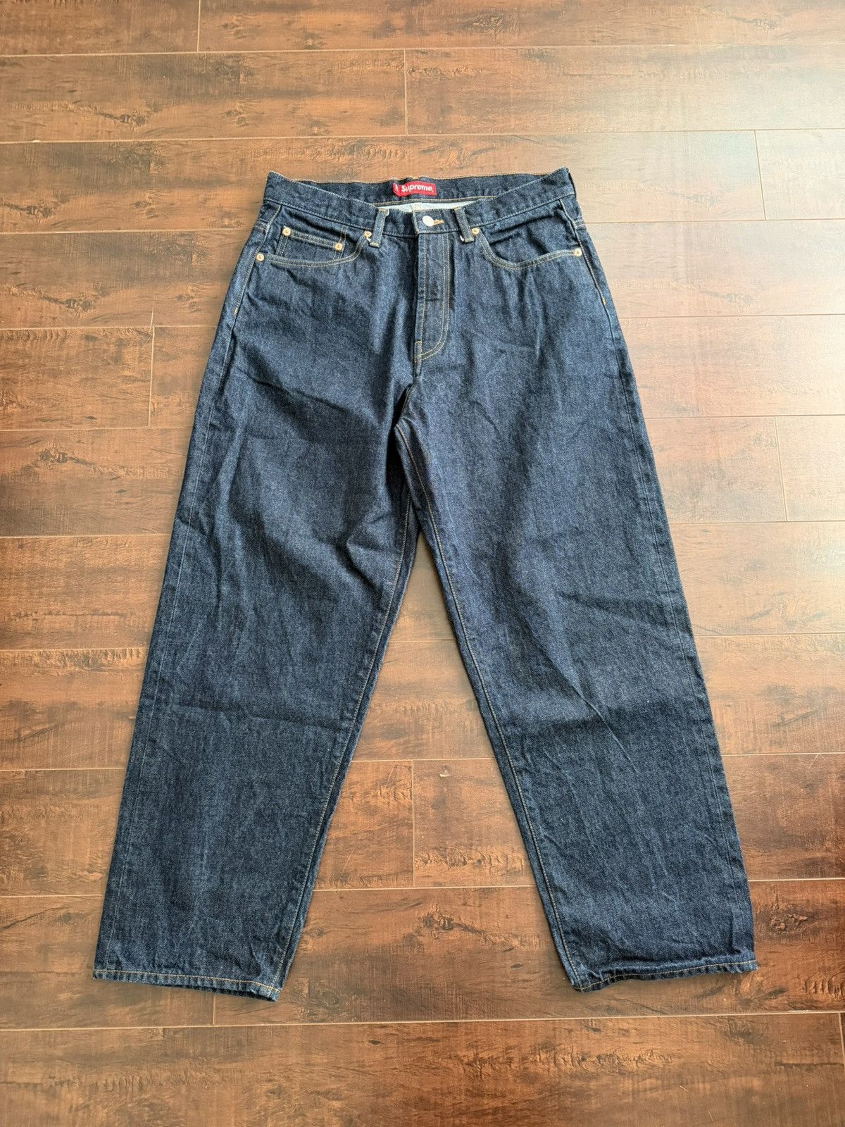Streetwear × Supreme Supreme Baggy Jeans - Dirty Indigo | Grailed