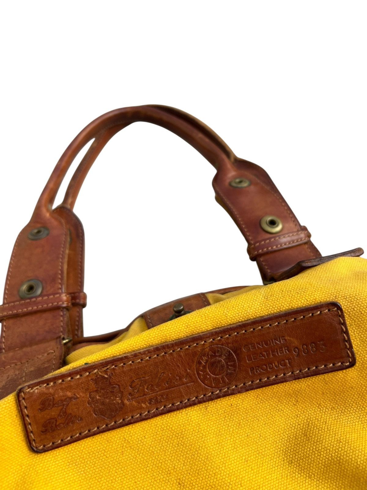 Felisi Distressed Stains Patina Leather Tote Bag Felisi Size ONE SIZE - 24 Thumbnail
