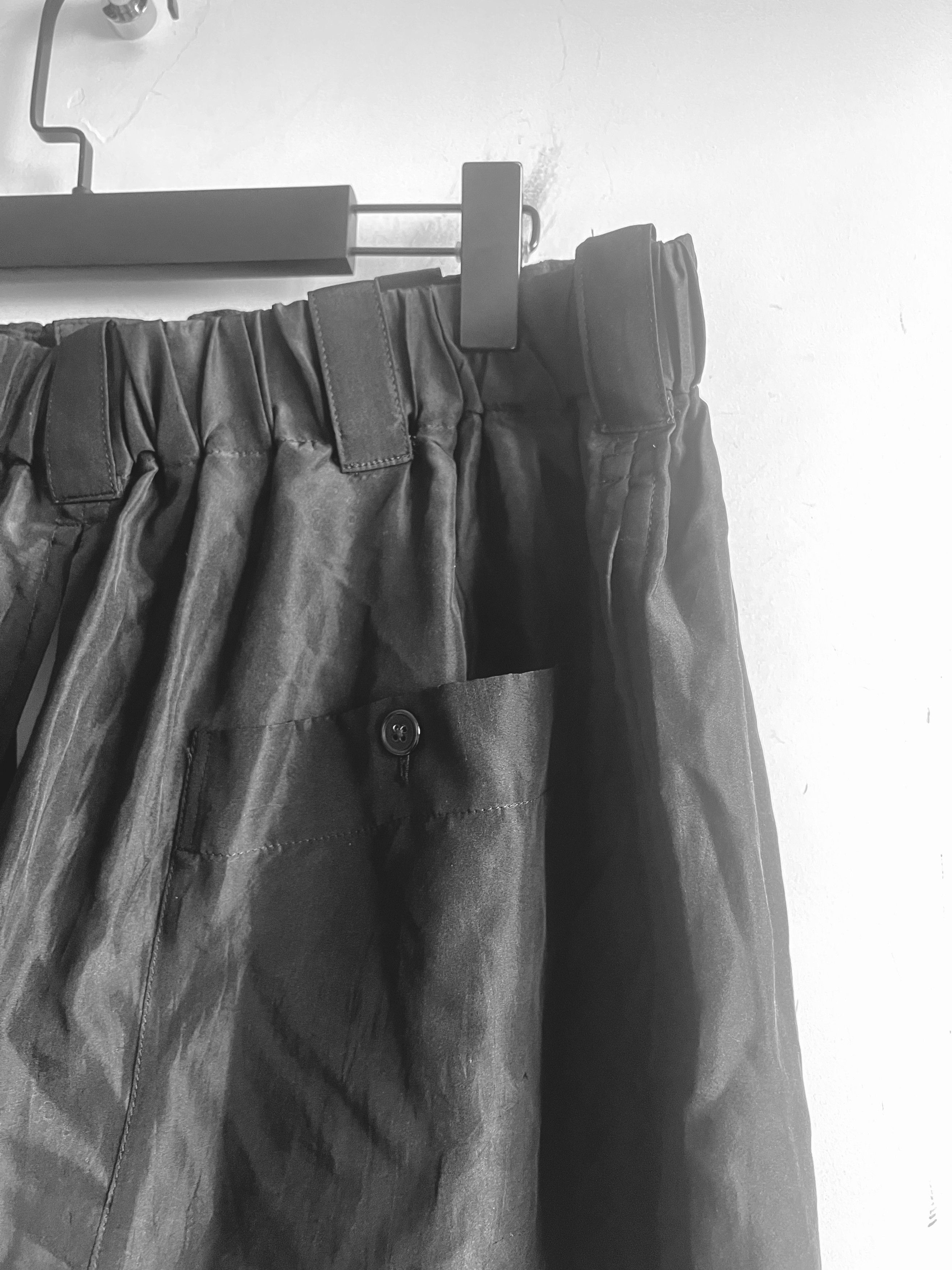 Yohji Yamamoto Yohji Yamamoto Pour Homme - Silk Spilts Wide Pants trouser Size US 30 / EU 46 - 7 Thumbnail