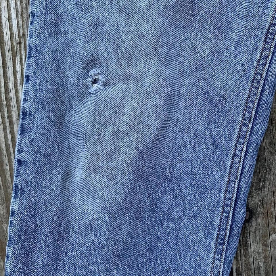 Levi's Vintage Clothing × Vintage Vintage Faded and Worn Light Blue 505 Levis Jeans Wide Legs Size US 34 / EU 50 - 5 Thumbnail