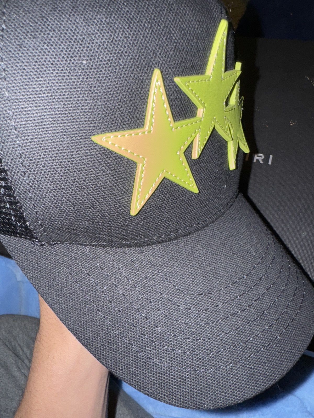 Amiri 3 Star Trucker Hat Size ONE SIZE - 4 Thumbnail