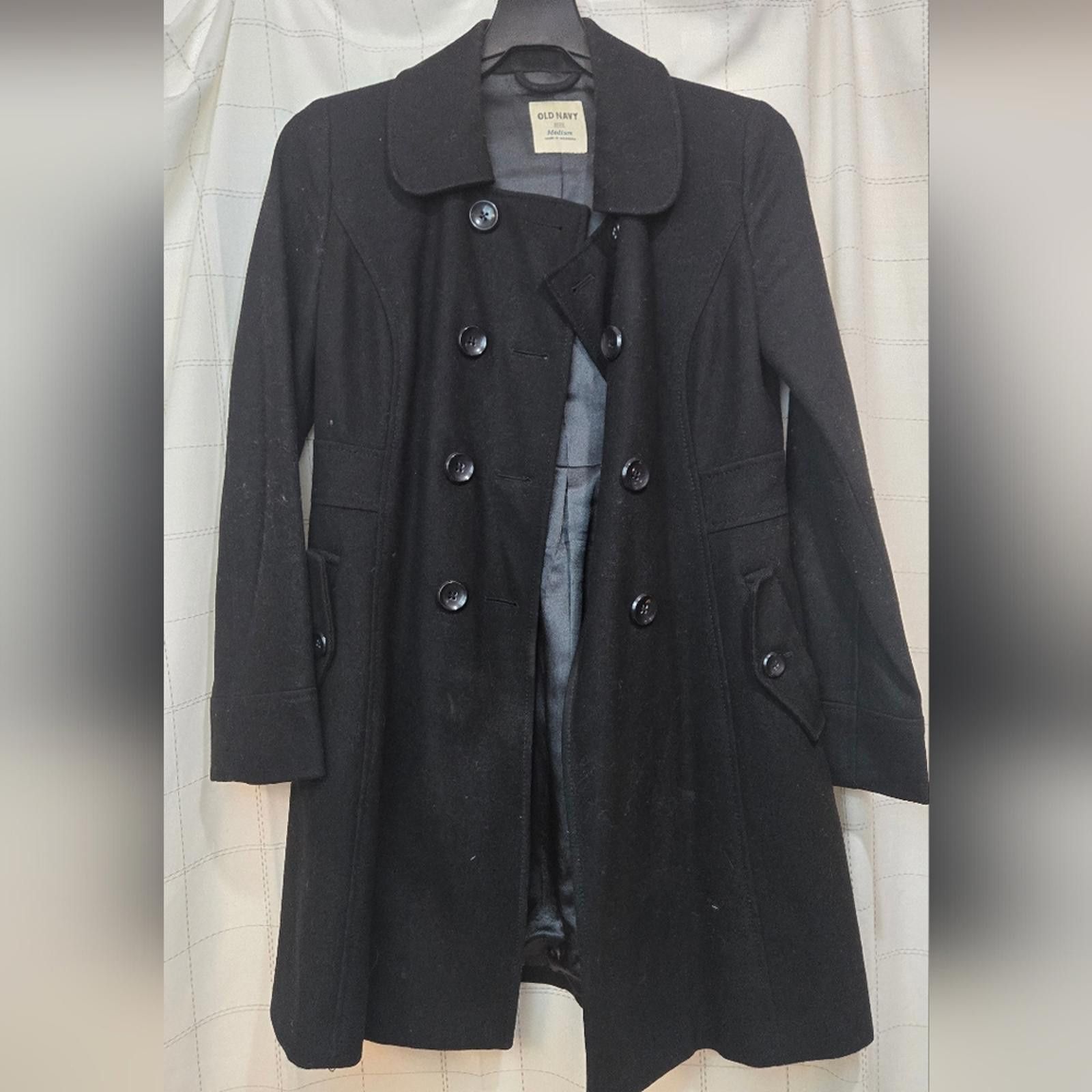 Old Navy Wool Coat Size M / US 6-8 / IT 42-44 - 1 Thumbnail
