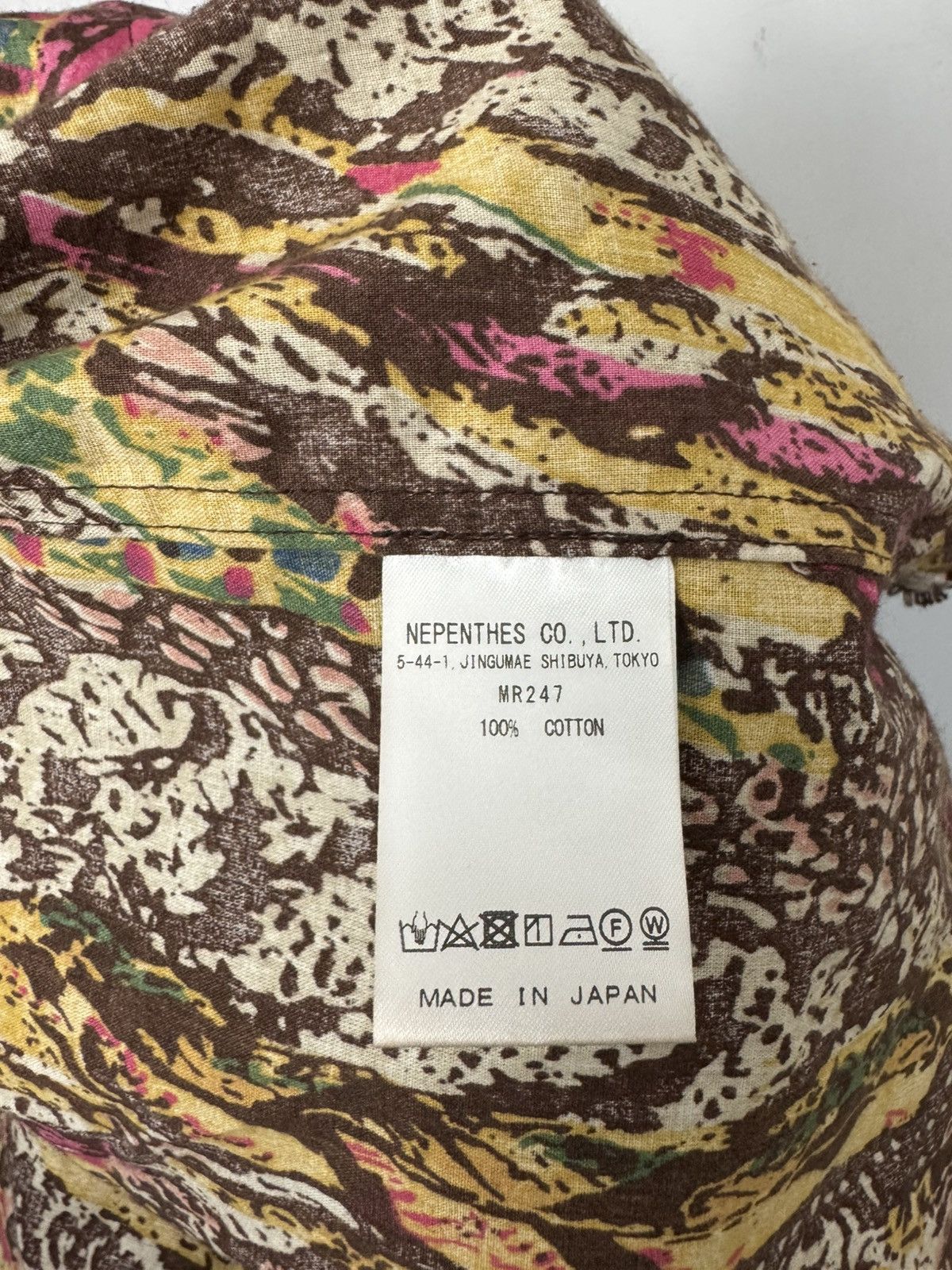 Needles Needles Button Up Shirt Japanese Multicolor Fullprint Hippie Size US L / EU 52-54 / 3 - 6 Thumbnail