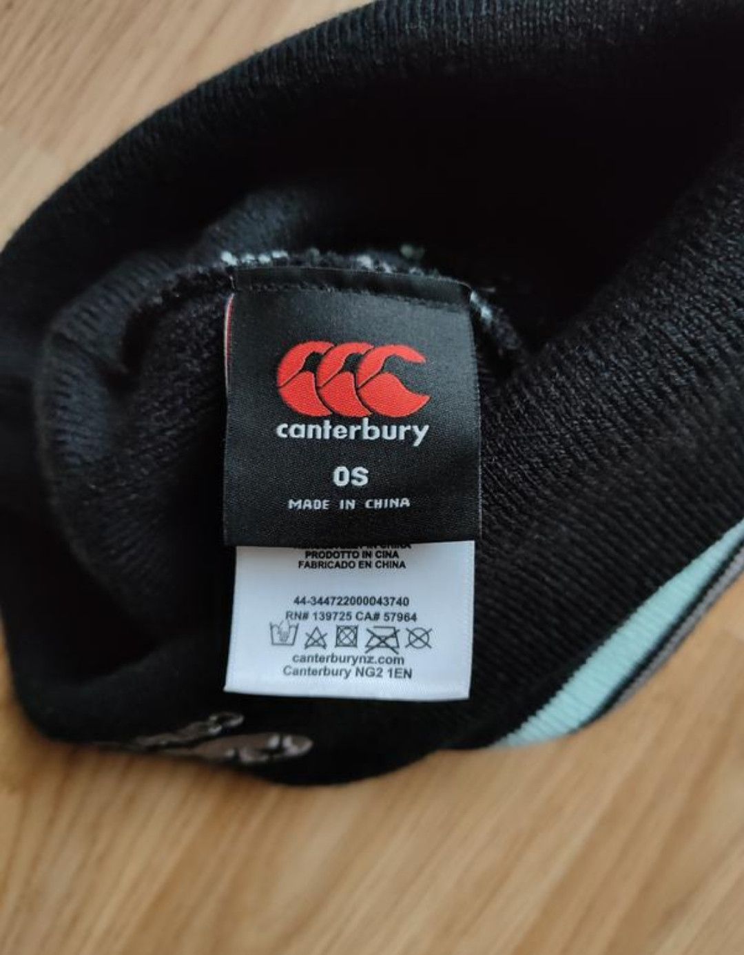 Canterbury of New Zealand Canterbury Ospreys Rugby Beanie Hat Pom Cuff Blokecore Cap Size ONE SIZE - 5 Thumbnail
