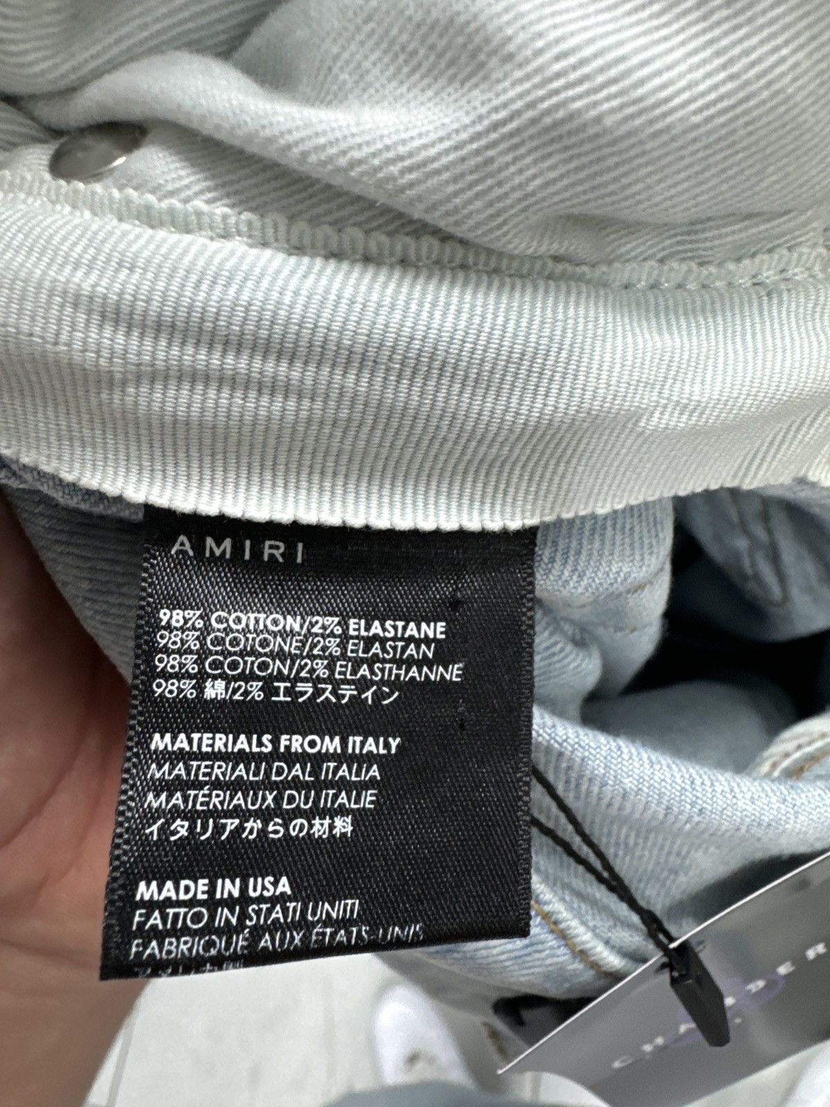 Amiri Amiri thrasher blue Size US 38 / EU 54 - 3 Thumbnail