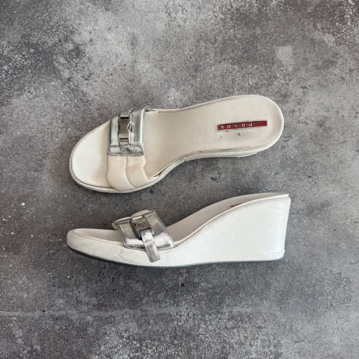 Prada Prada 2000’s Vintage Cute Platform Sandals Size US 7 / IT 37 - 4 Thumbnail