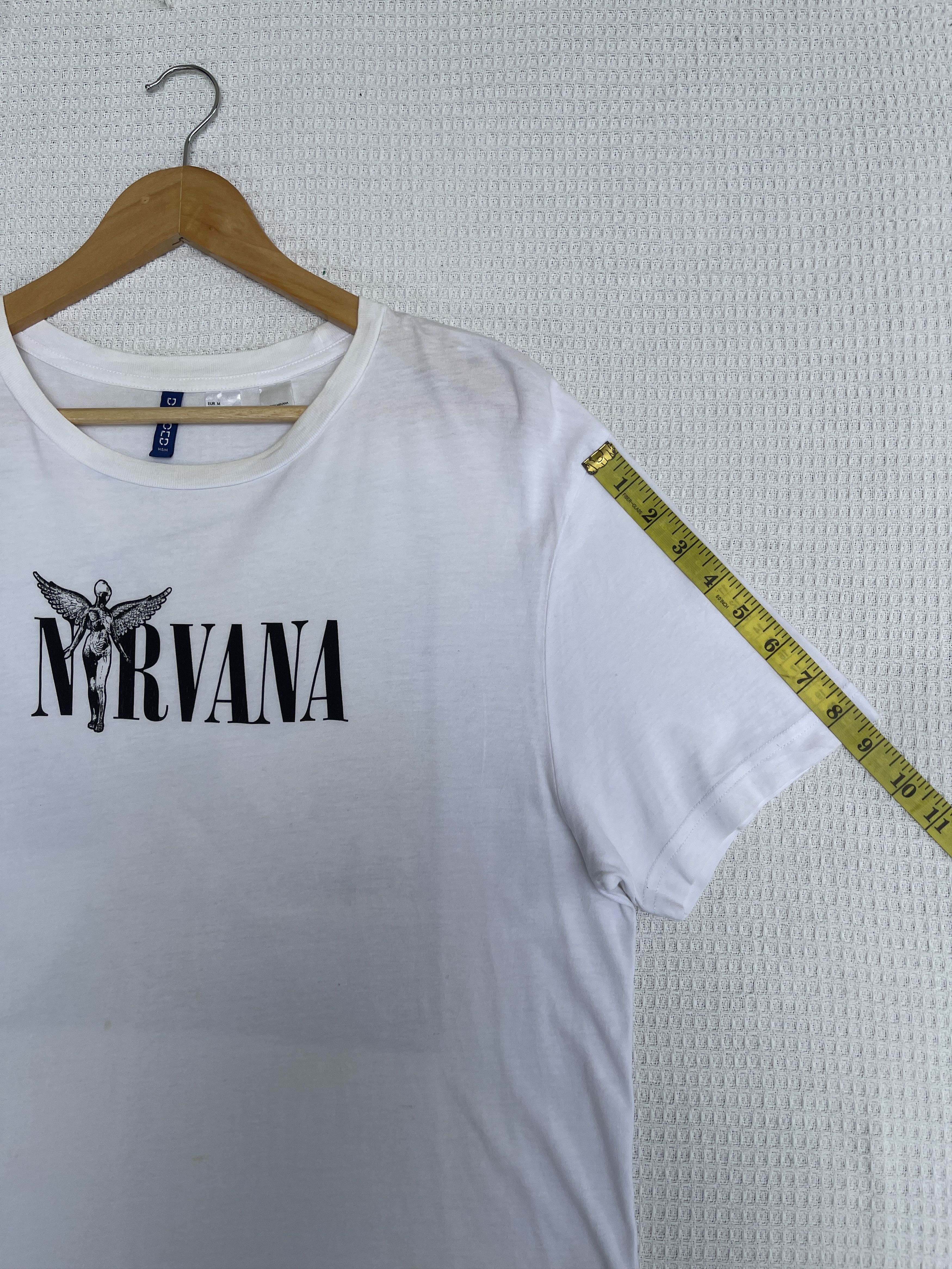 Band Tees × Nirvana × Vintage Last Drop🔥Rare🔥Vintage Nirvana Band T-Shirt Size US M / EU 48-50 / 2 - 9 Thumbnail