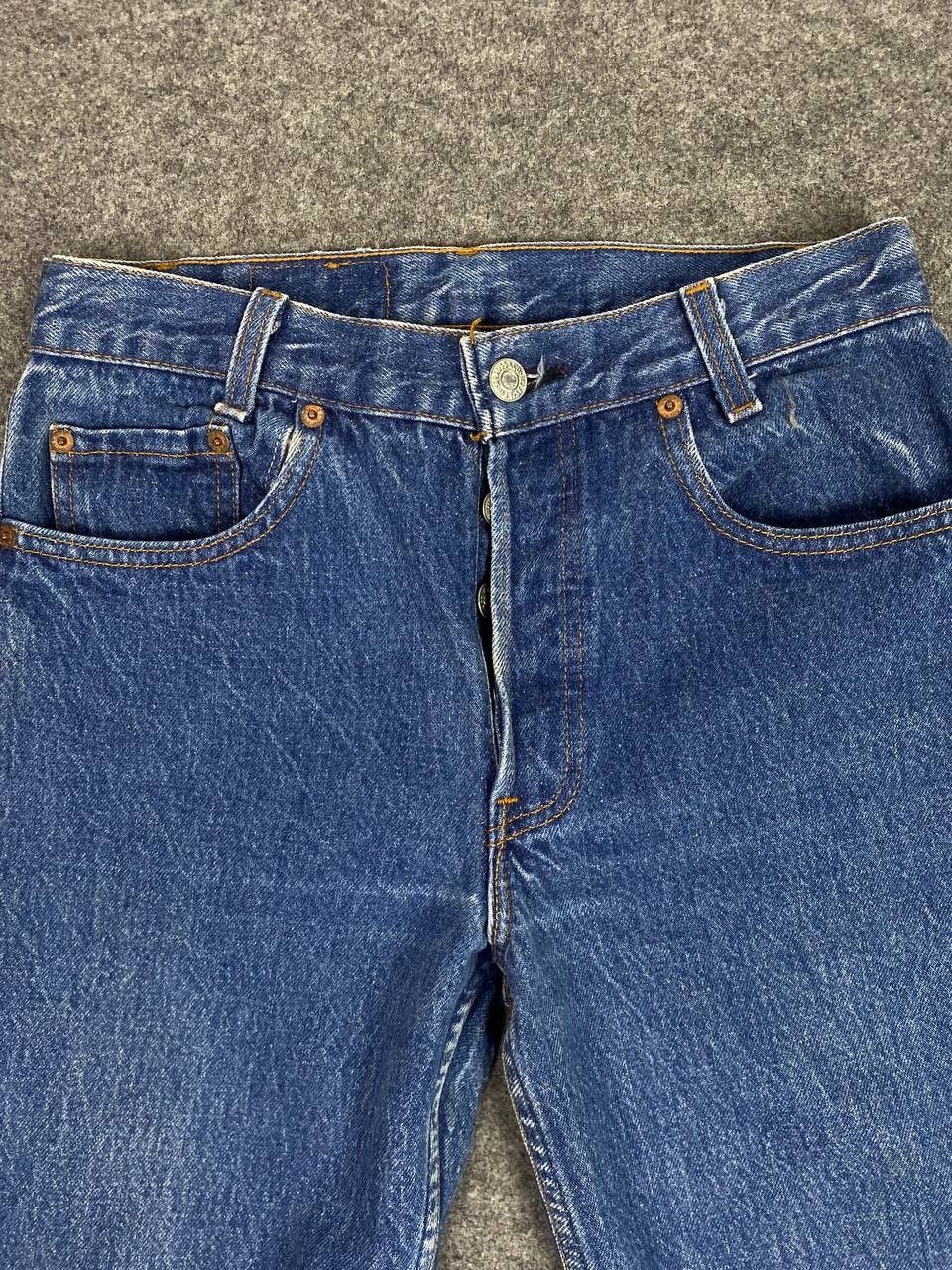 Levi's vintage 80s levis 701 student denim nice design Size US 29 - 7 Thumbnail