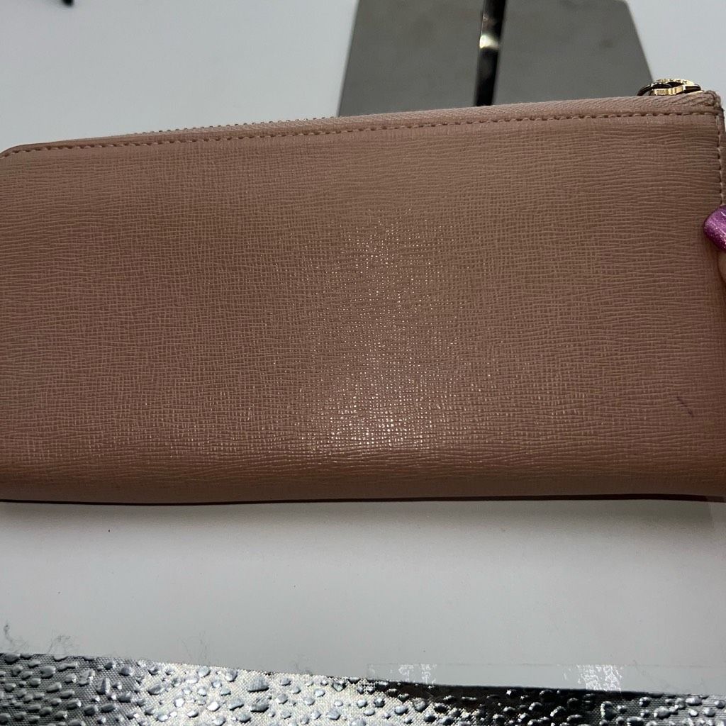 Furla Furla Saffiano Leather Made in Italy Zip Around Wallet in Bl Size ONE SIZE - 3 Thumbnail