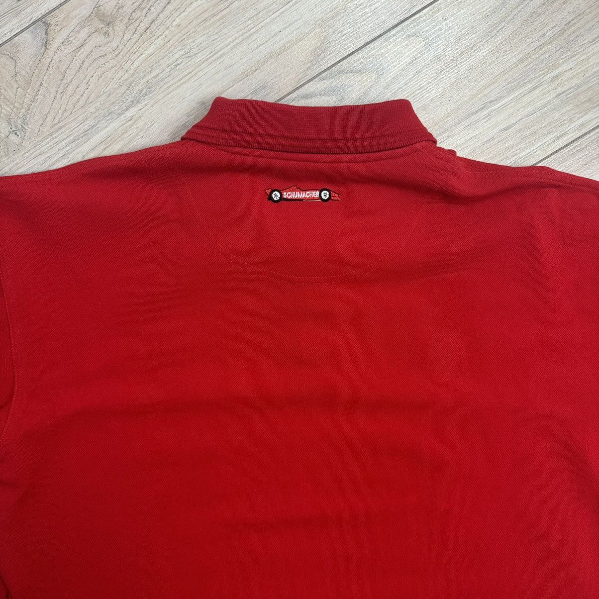 Ferrari Vintage 1999 Ferrari Michael Schumacher Small Logo Polo Tee Size US XXL / EU 58 / 5 - 10 Thumbnail