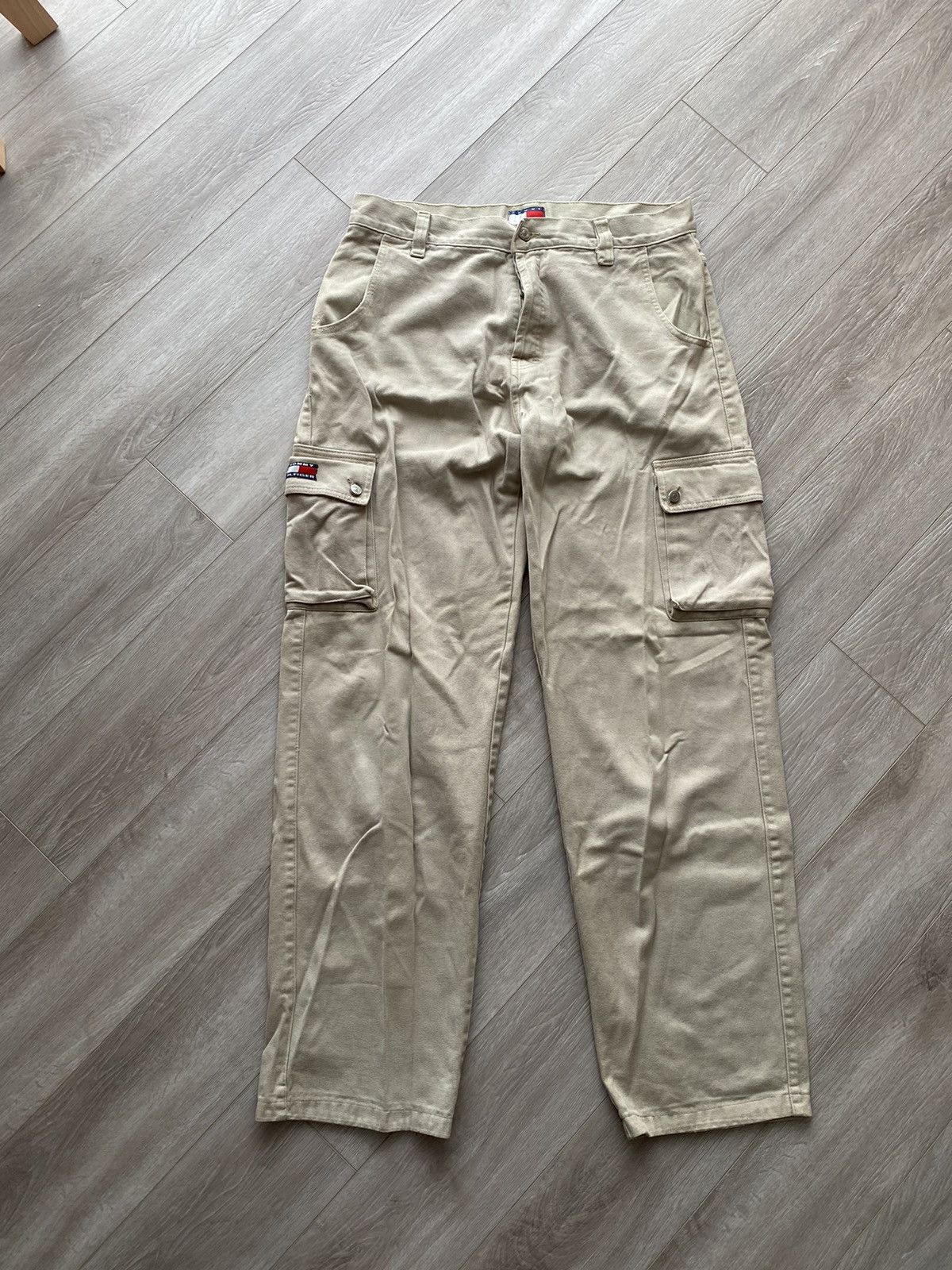 JNCO × Tommy Hilfiger × Vintage Crazy Vintage Y2K Baggy Multi-Pocket Skater Jeans JNCO Cargo Size US 34 / EU 50 - 2 Thumbnail