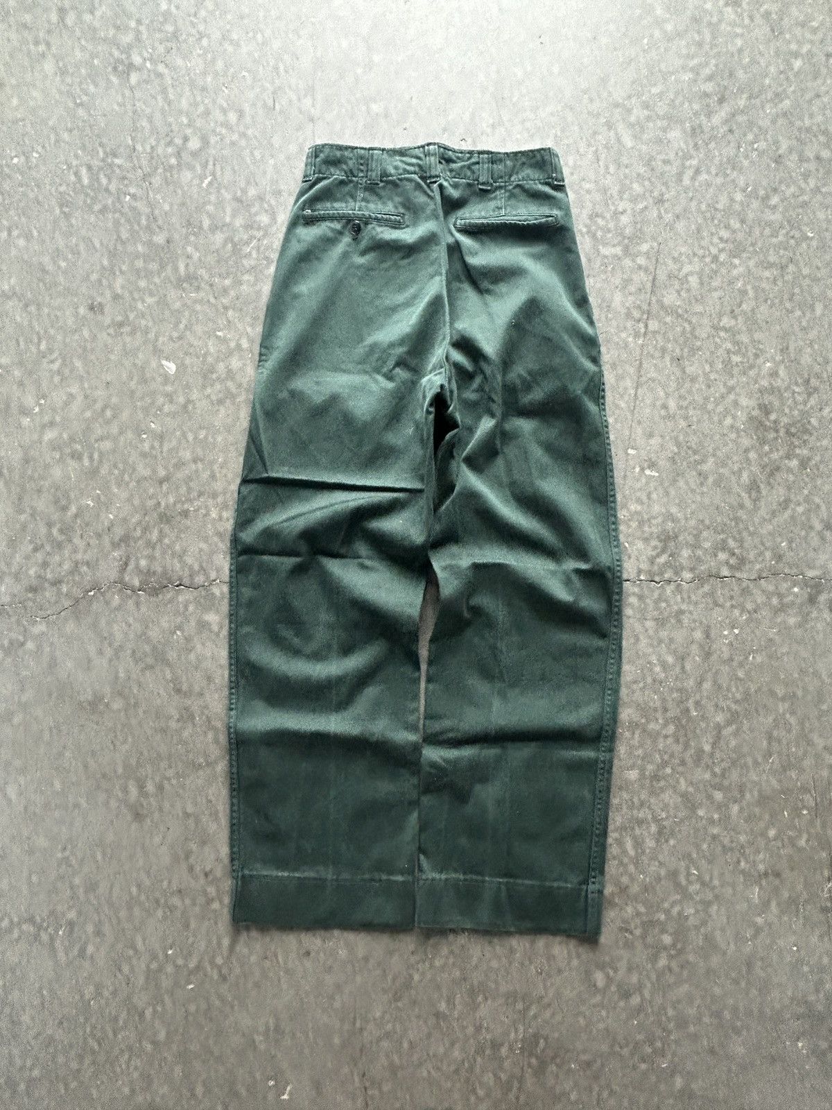 Vintage Vintage 60s Boy Scouts Wide Leg Pants Forest Green Size US 27 - 5 Thumbnail