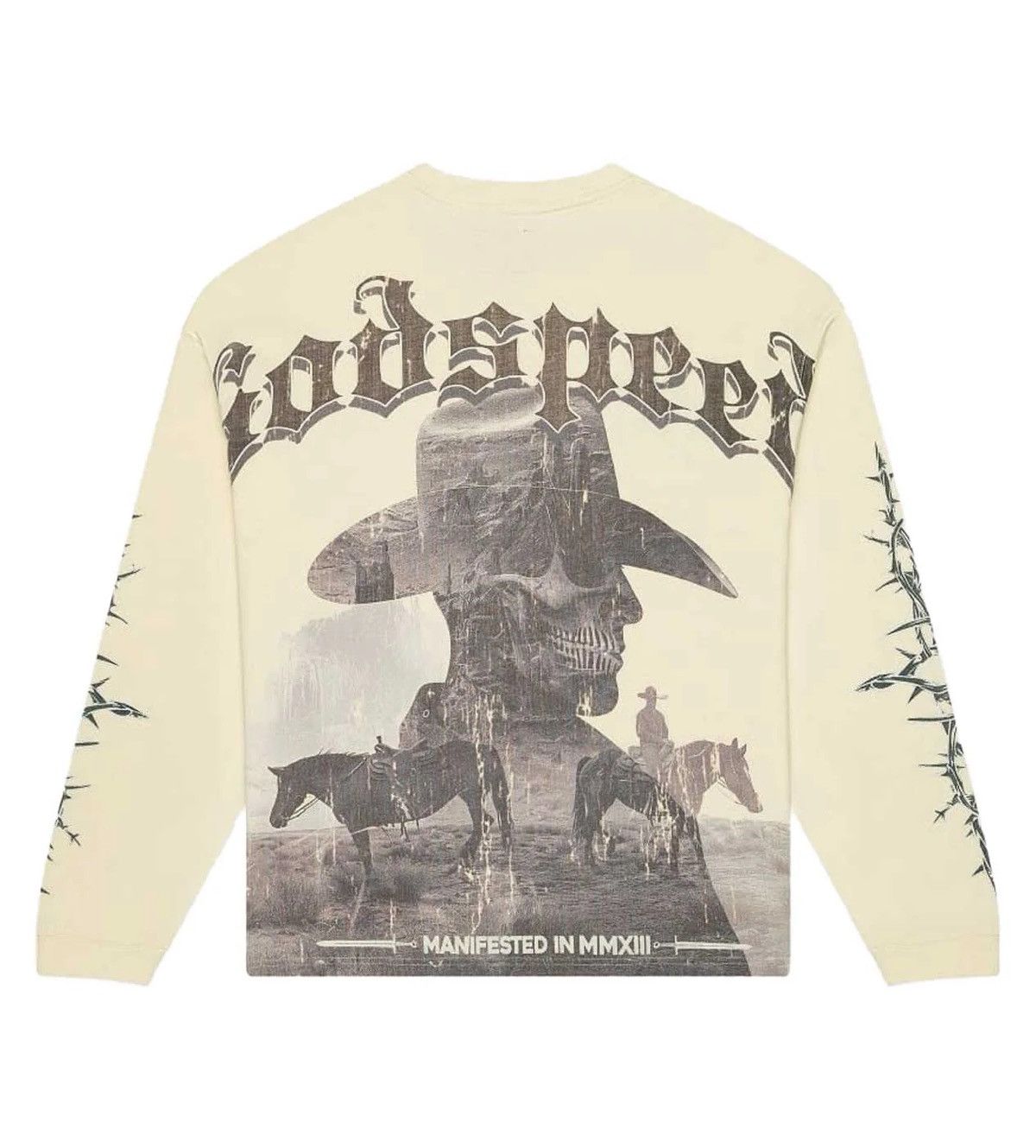 Godspeed Godspeed Once Upon A Time L/S Tee Bone Size Small Size US S / EU 44-46 / 1 - 1 Thumbnail