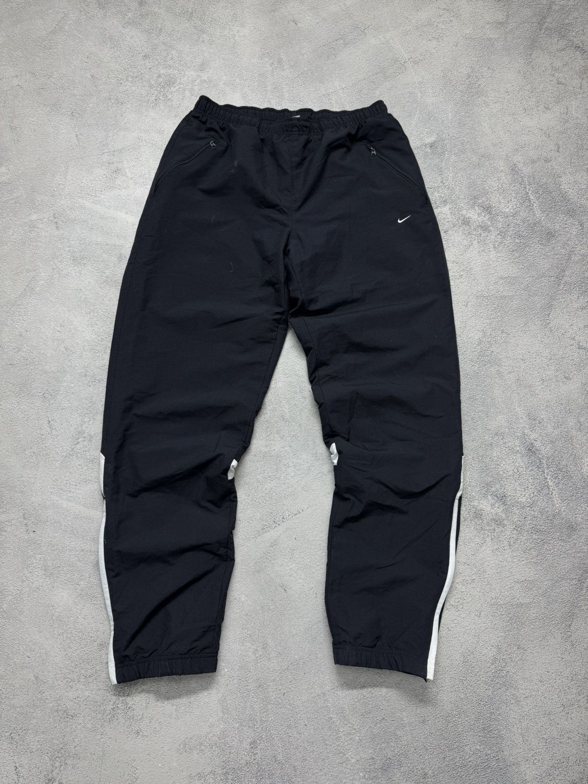 Nike Vintage Y2K Nike Nylon Mini Swoosh Pants 00’s Size US 34 / EU 50 - 3 Thumbnail