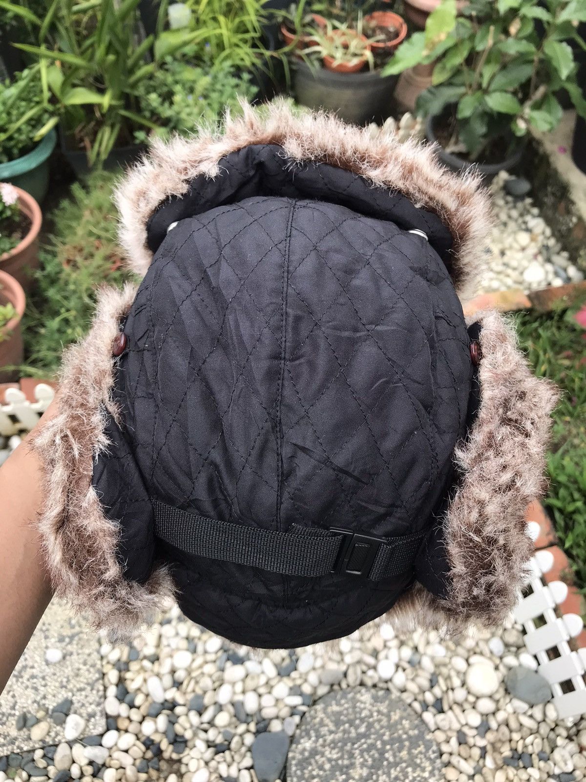 Other AUTHENTIC FUR TRIM WINTER TRAPPER HAT WITH EAR WARMER FLAPS Size ONE SIZE - 11 Thumbnail