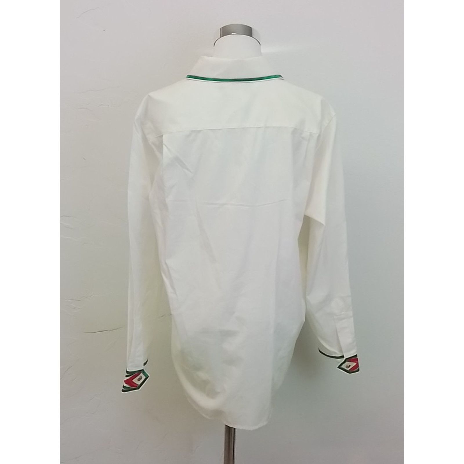 Bob Mackie Bob Mackie Button-Up Blouse Women's M White Embroidered Size M / US 6-8 / IT 42-44 - 3 Thumbnail