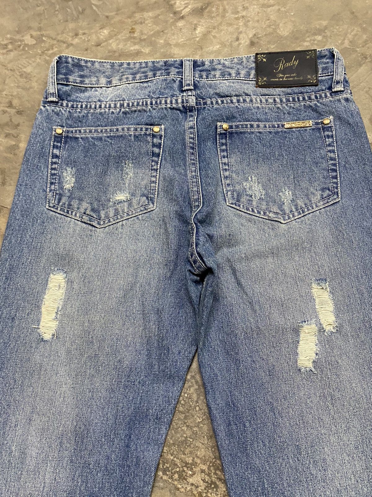 Flare Jeans Japan Distressed Hippie Jeans Vintage Fashion @2