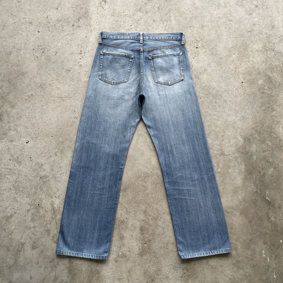 Japanese Brand W31 Vintage Japanese Distressed Denim Faded Jeans Pants Size US 31 - 10 Thumbnail