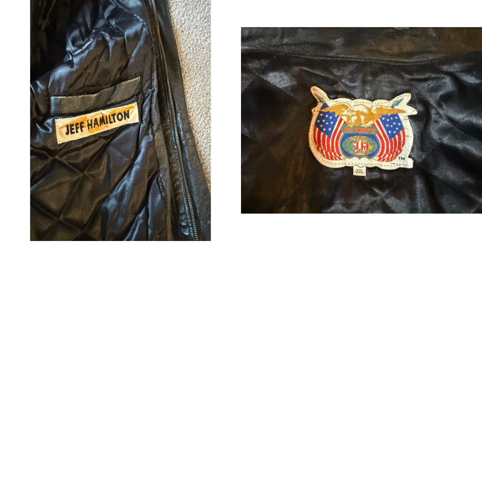 Hamilton VTG Jeff Hamilton Distressed NASCAR 50th Anniversary Leather Jacket - XXL Size US XXL / EU 58 / 5 - 9 Thumbnail