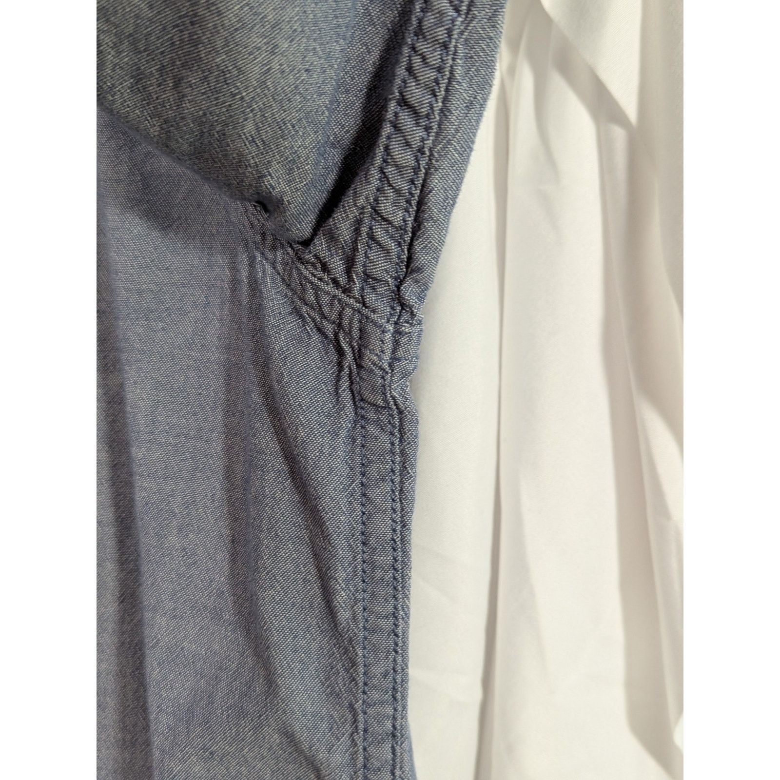 Carhartt Carhartt Heavy Cotton Canvas Work Shirt Blue Distressed 2XL Size US XXL / EU 58 / 5 - 5 Thumbnail