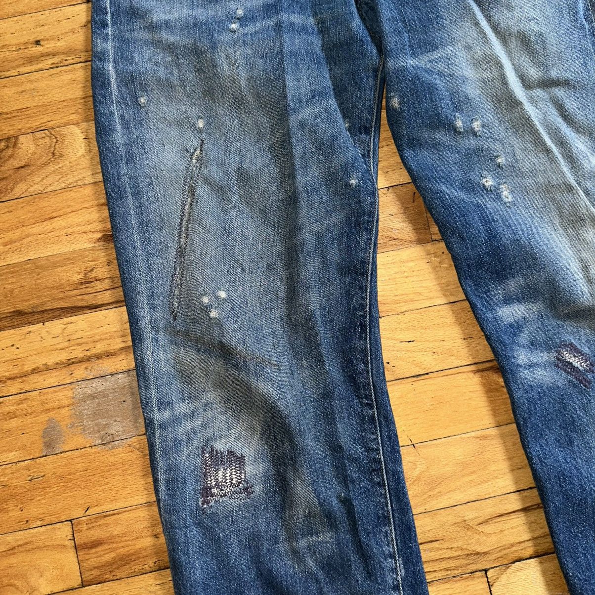 Levi's Vintage Clothing LVC distressed jeans Size 28" / US 6 / IT 42 - 4 Thumbnail