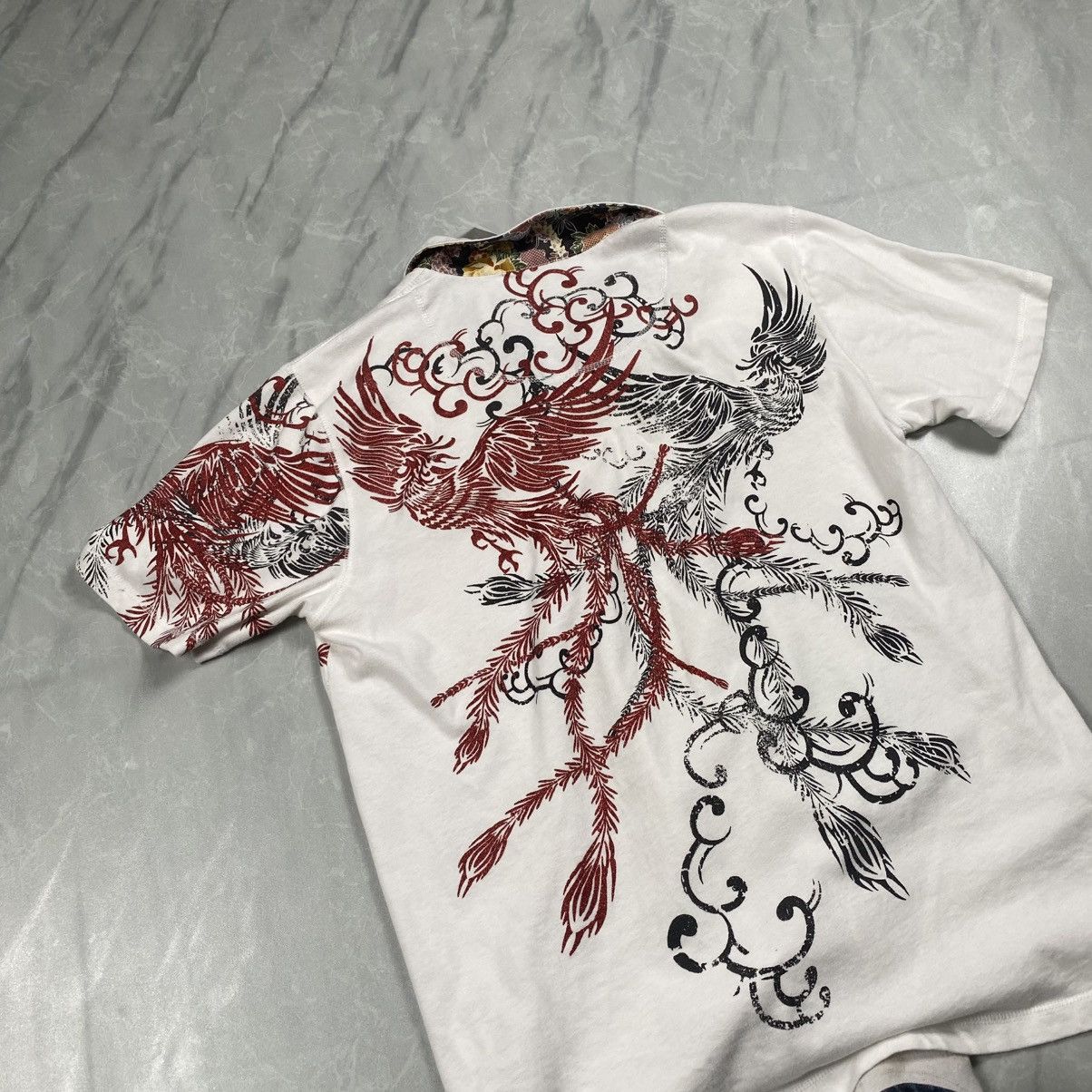 Japanese Brand Vintage Japanese Traditional Sukajan Karakuri Polos Tee Size US L / EU 52-54 / 3 - 5 Thumbnail