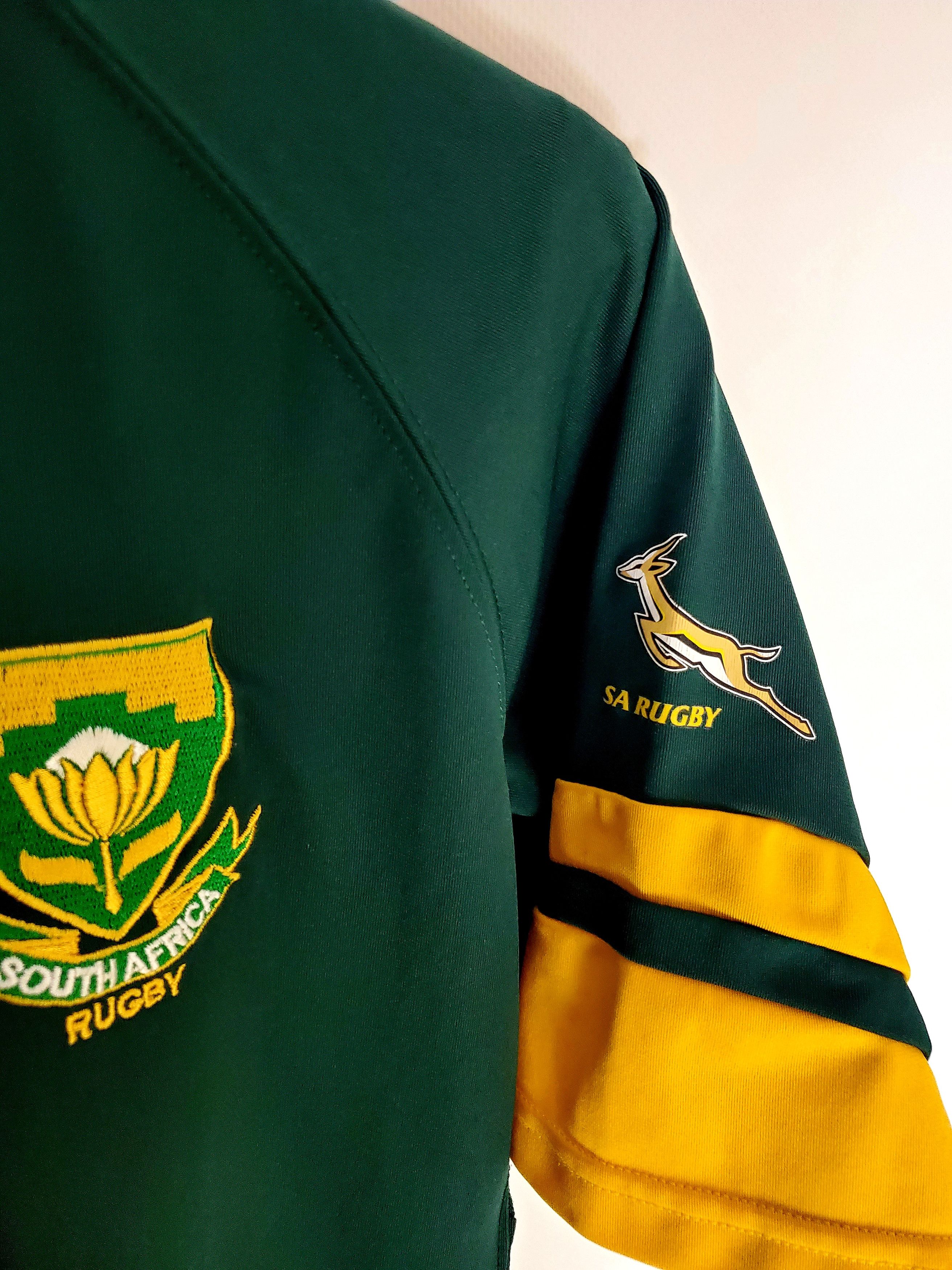 Asics × Vintage Asics South Africa Rugby World Cup Jersey size M Size US M / EU 48-50 / 2 - 4 Thumbnail