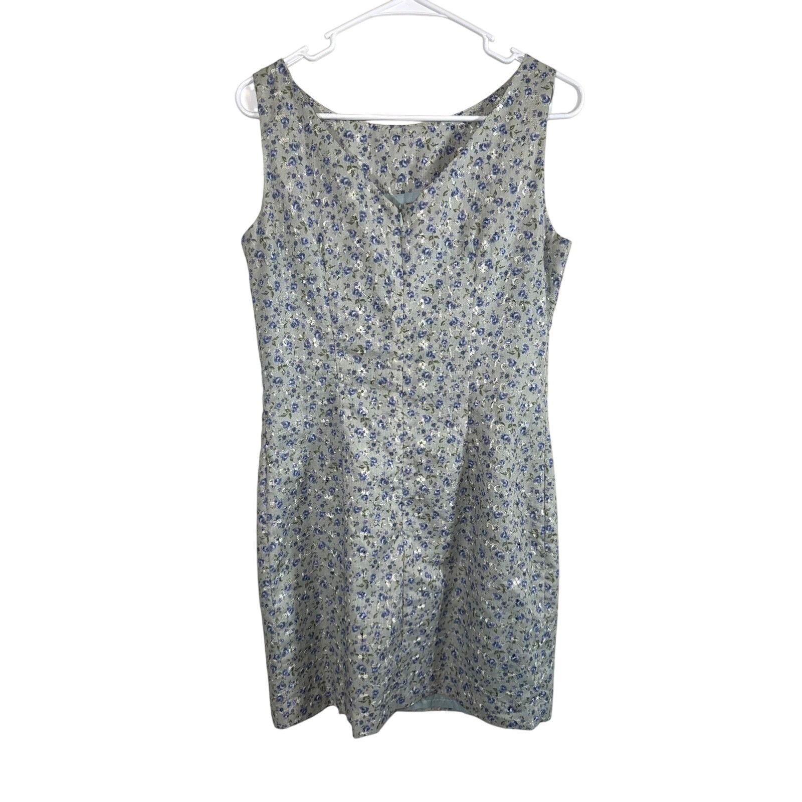 Vintage Vintage 90s Alyn Paige Floral Mini Dress Womens Size 7/8 Size M / US 6-8 / IT 42-44 - 3 Thumbnail