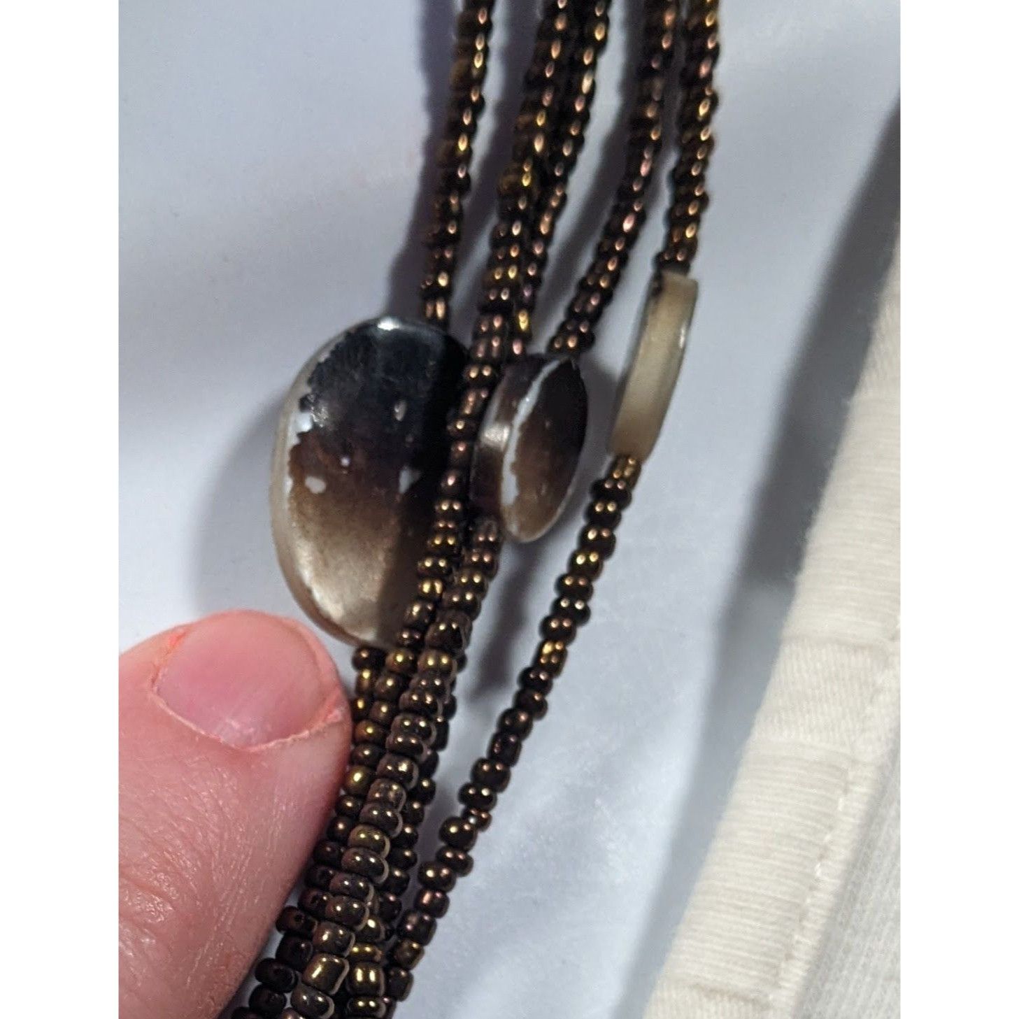Other Bohemian Retro Multilayer Glass And Shell Beaded Necklace Size ONE SIZE - 6 Thumbnail