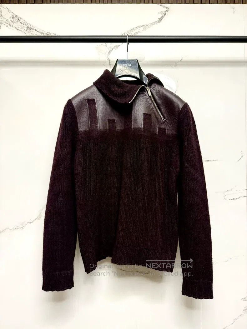 Hermes Hermes 12fw Showpiece Zipper Patched High-Neck Sweater Size US M / EU 48-50 / 2 - 1 Thumbnail