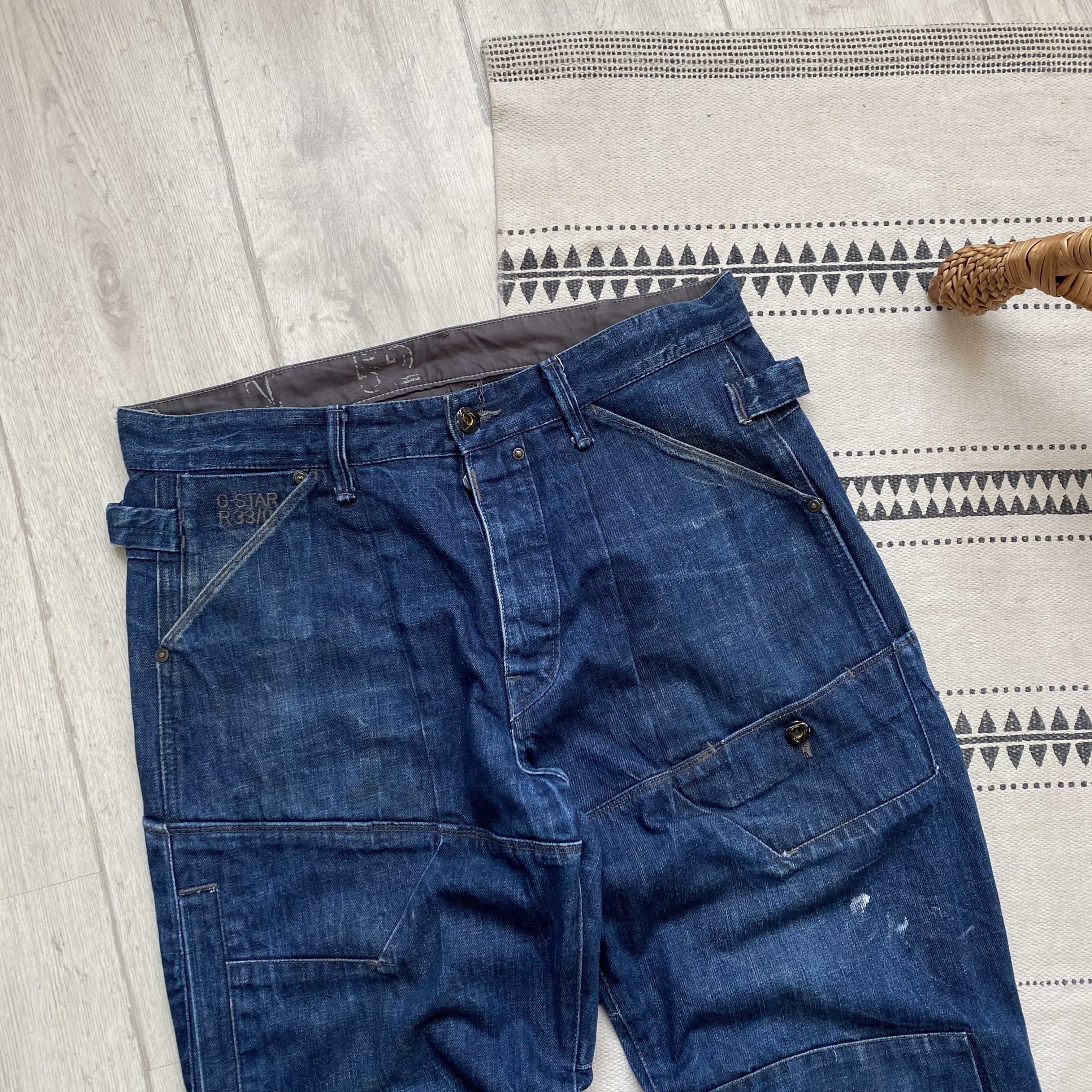 G-Star Vintage G-Star Elwood Loose Denim Pants Heavy jeans Size US 32 / EU 48 - 2 Thumbnail