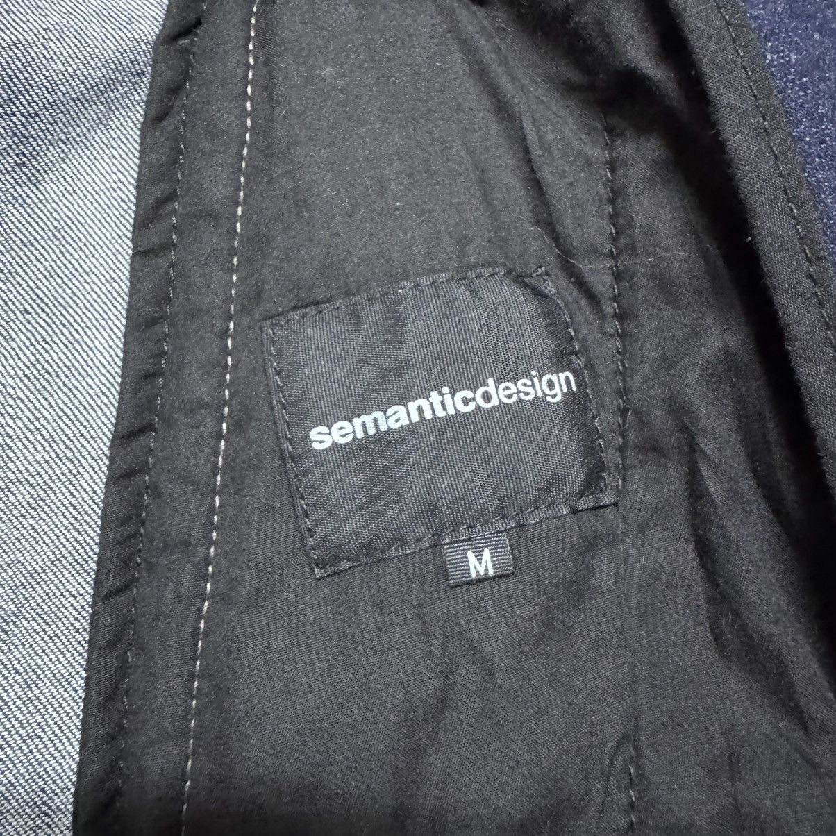 semanticdesign Semantic Design Denim Biker Jacket Distressed Size US M / EU 48-50 / 2 - 18 Thumbnail