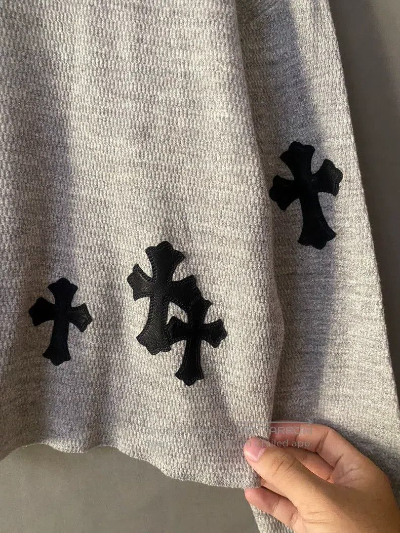 Chrome Hearts CHROME HEARTS Size M Women's patch Waffle long sleeves Size M / US 6-8 / IT 42-44 - 5 Thumbnail